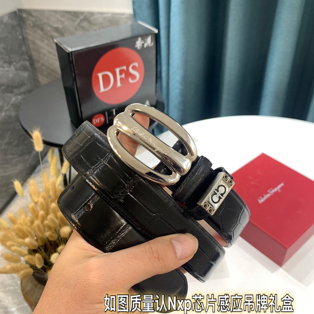 Streetwear Belt Ferragamo 319448 size:3.5cm - vstockx