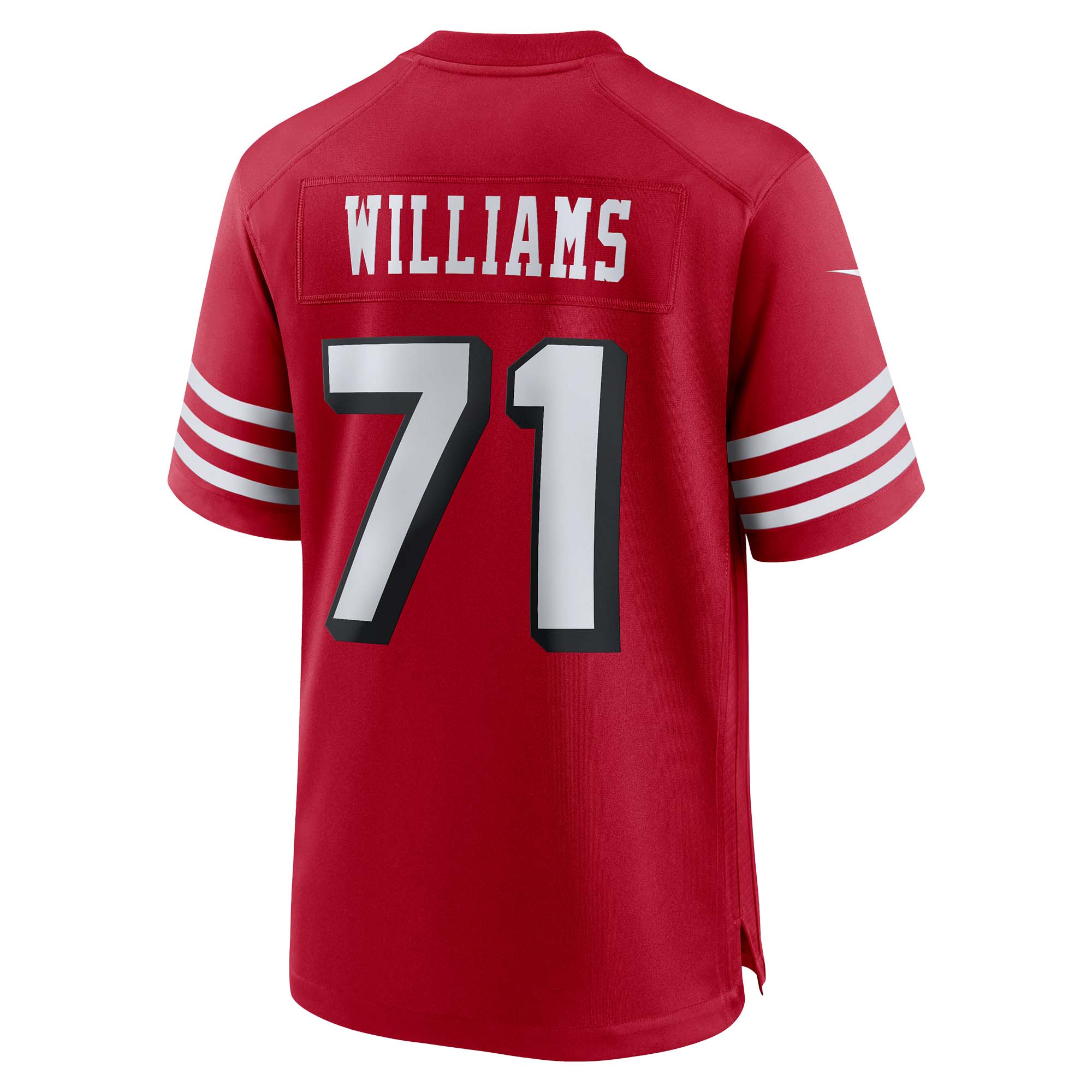 Men's Nike Trent Williams Scarlet San Francisco 49ers Alternate Game Jersey - vstockx