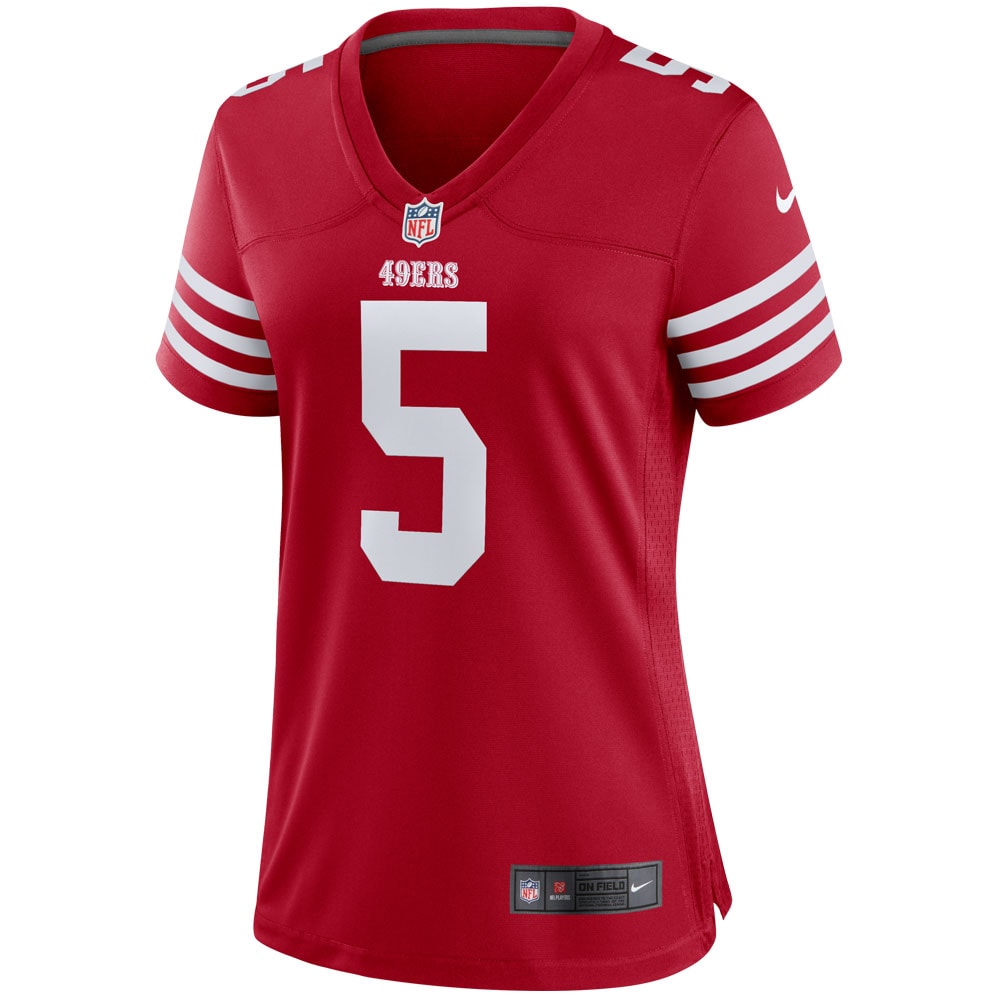 Trey Lance San Francisco 49ers Nike Women's Player Jersey - Scarlet - vstockx