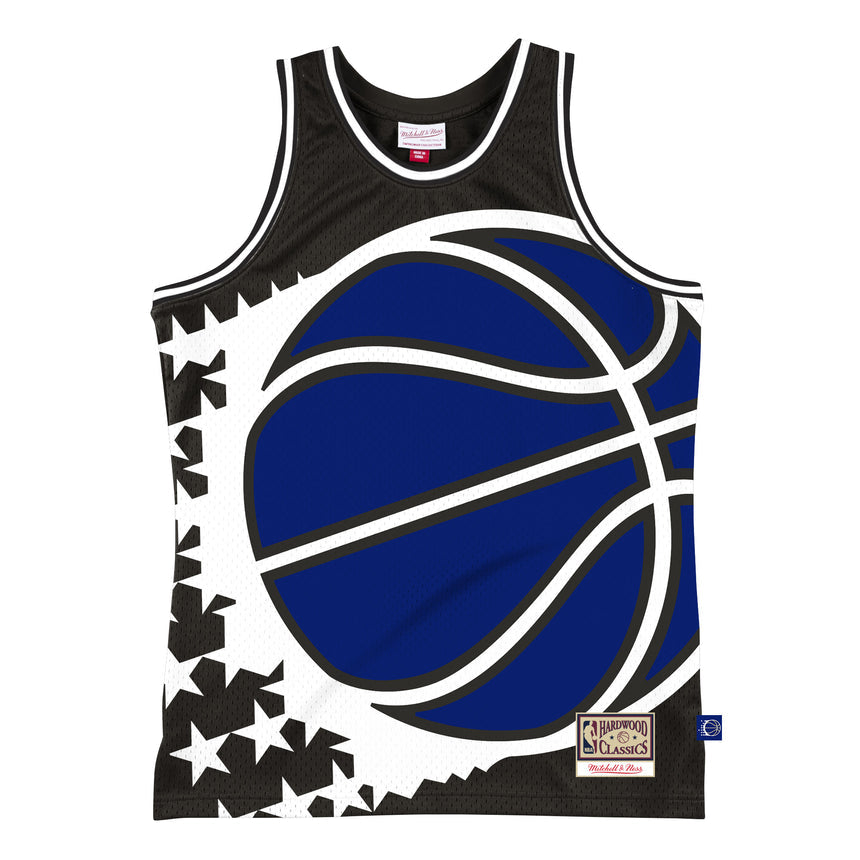 Men's Orlando Magic Mitchell & Ness Black Hardwood Classics Blown Out Fashion Jersey - vstockx