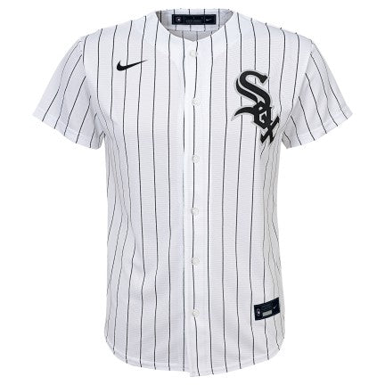 Youth Luis Robert Chicago White Sox White Home Replica Jersey - vstockx