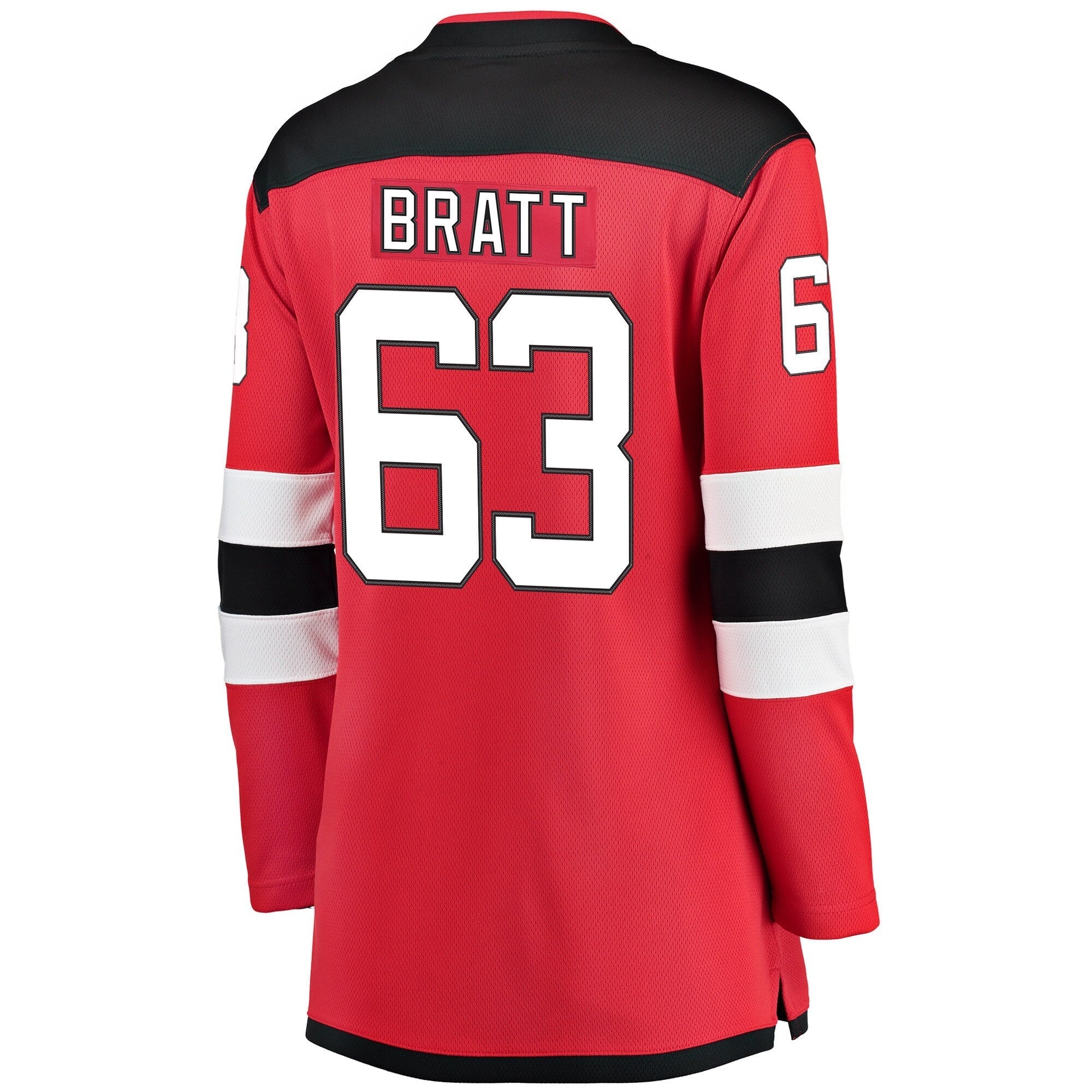 Women's Fanatics Branded Jesper Bratt Red New Jersey Devils Home Breakaway Player Jersey - vstockx