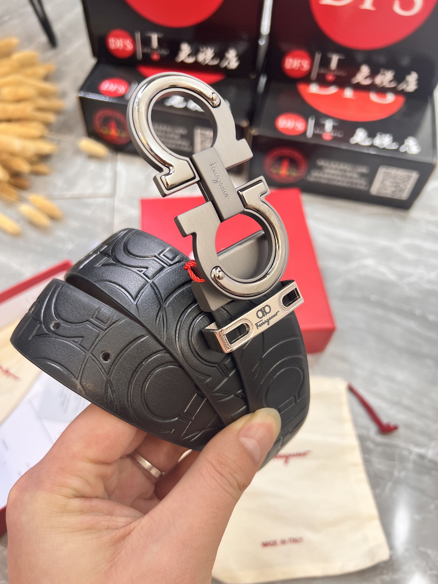 Streetwear Belt Ferragamo 319959 size:3.5cm - vstockx