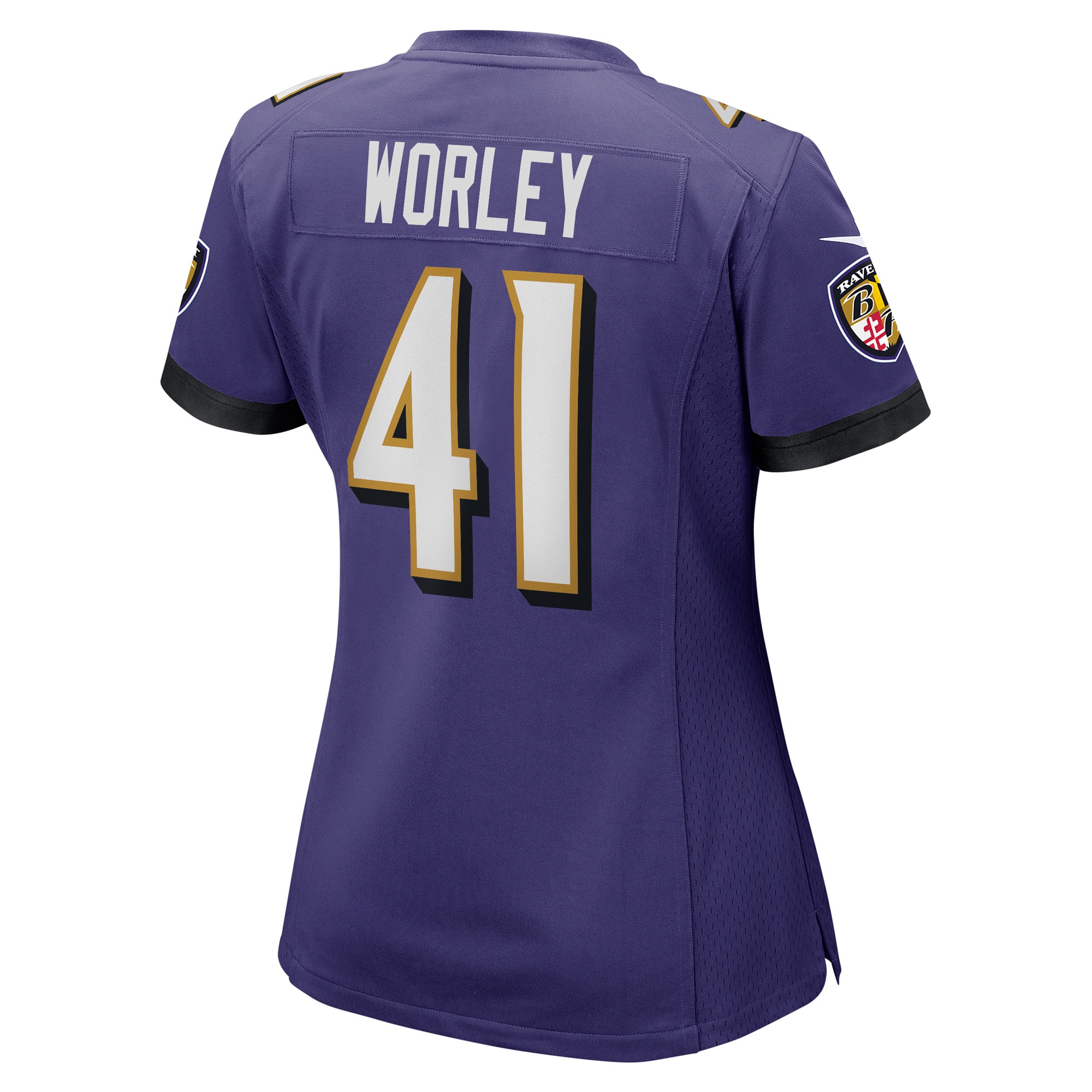 Daryl Worley Baltimore Ravens Nike Women's Game Player Jersey - Purple - vstockx