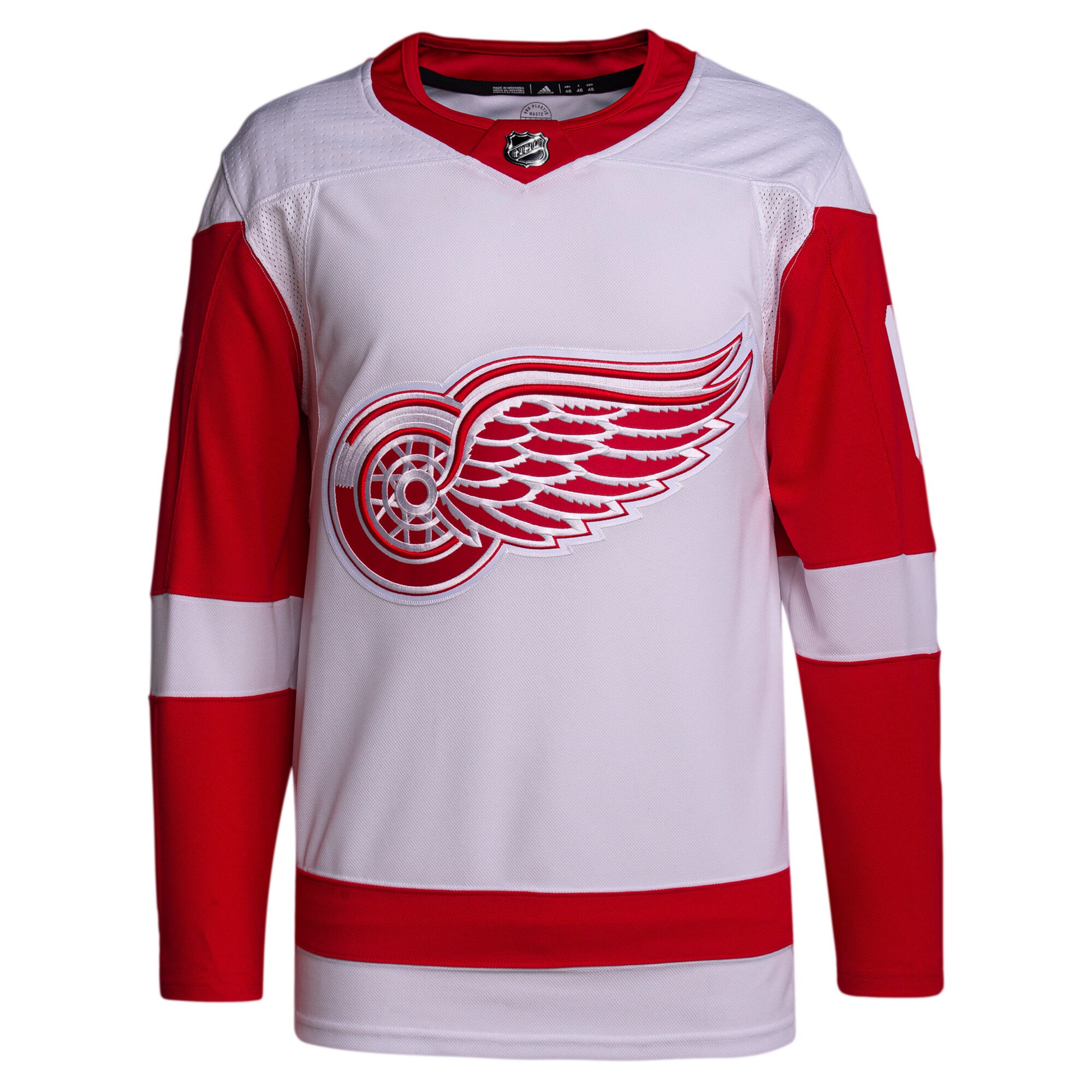 Detroit Red Wings adidas Away Primegreen Authentic Pro Custom Jersey - White - vstockx