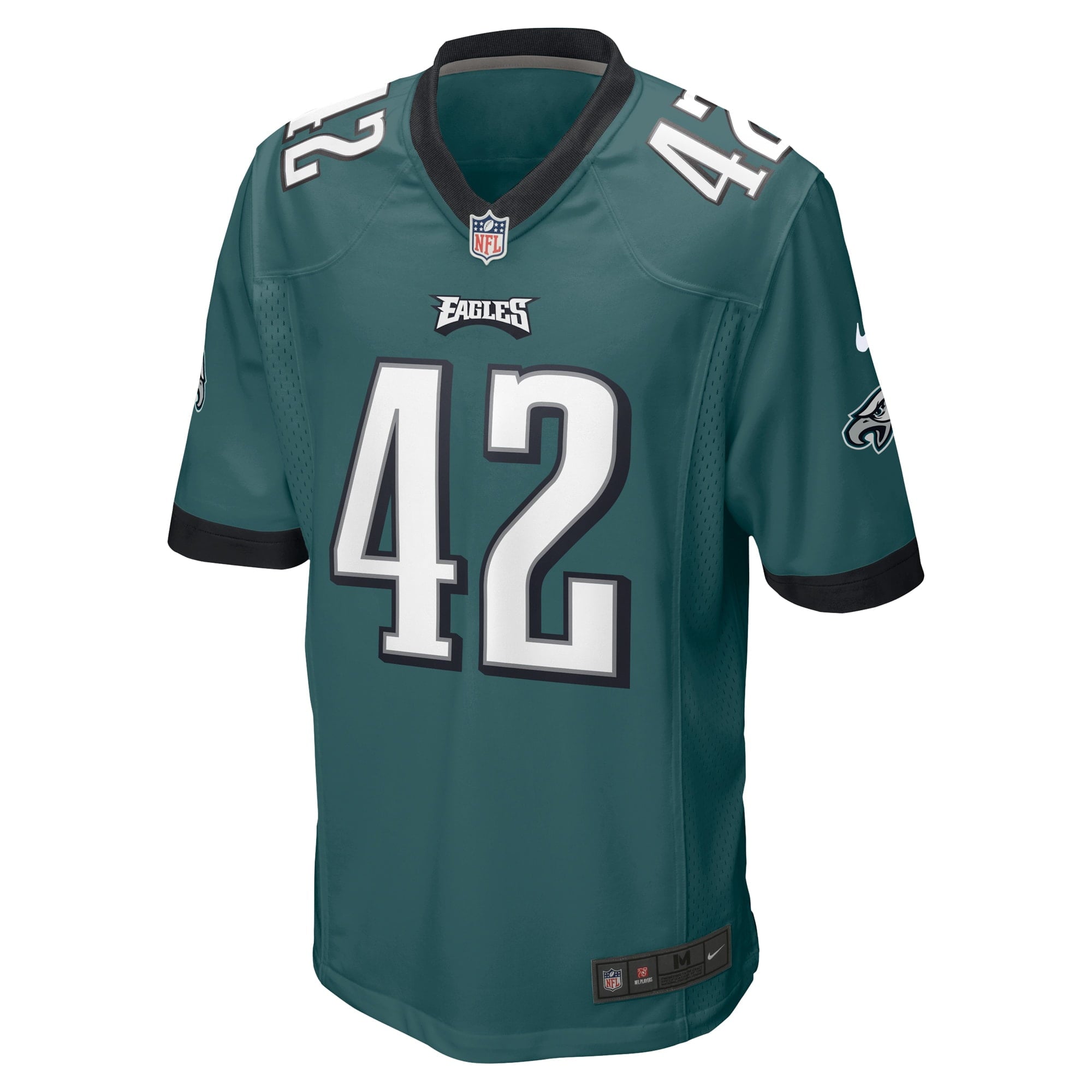 Men's Nike K'Von Wallace Midnight Green Philadelphia Eagles Game Jersey - vstockx