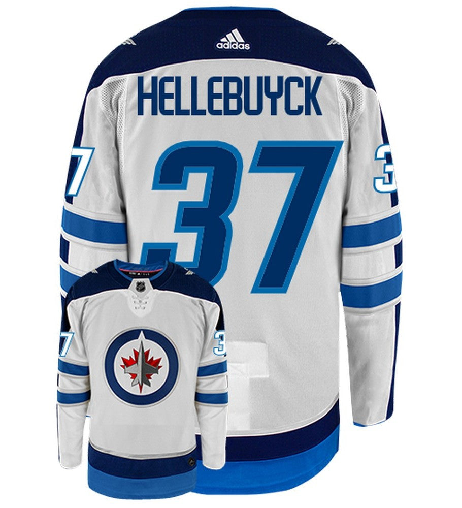 Connor Hellebuyck Winnipeg Jets Adidas Primegreen Authentic NHL Hockey Jersey - vstockx