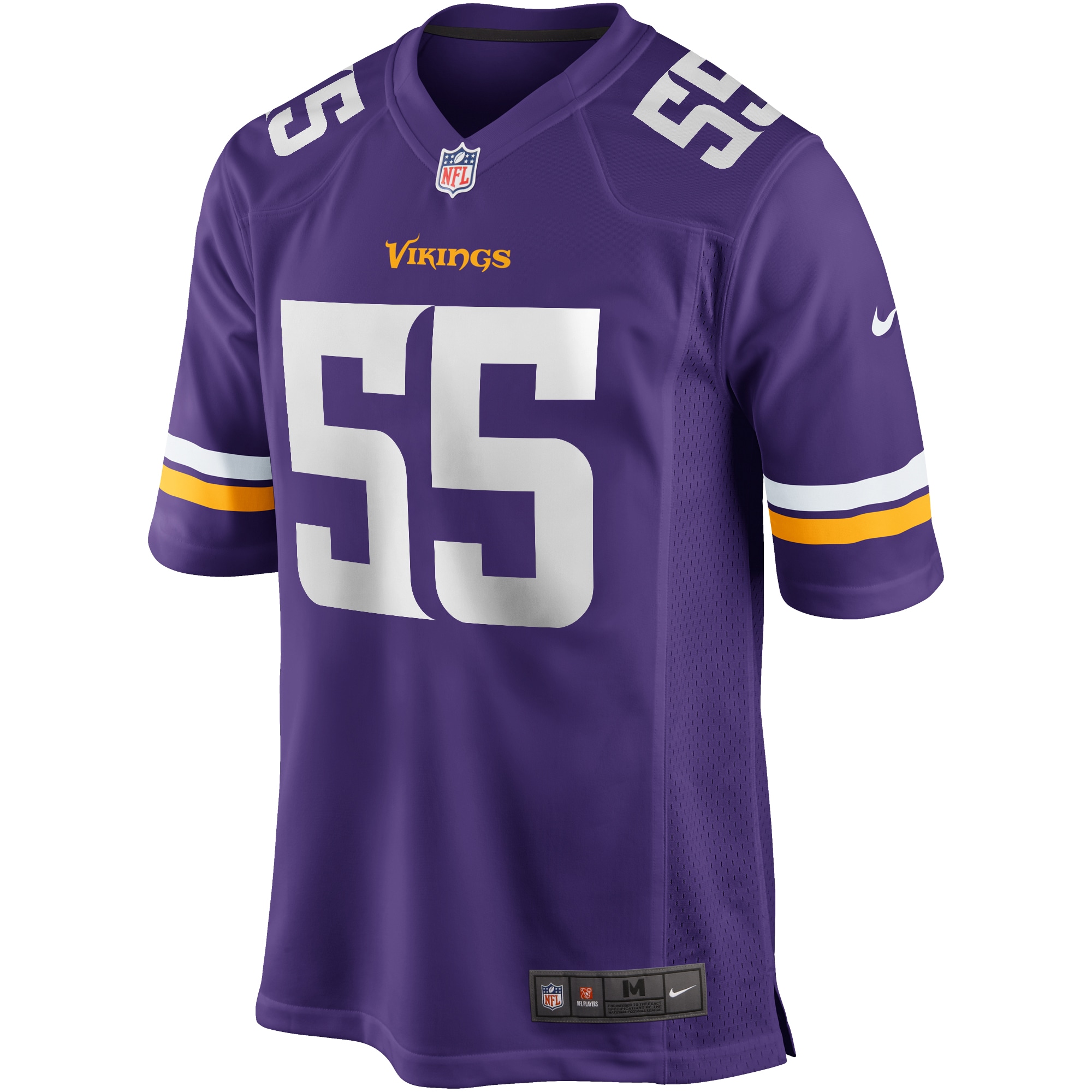 Jack Del Rio Minnesota Vikings Nike Game Retired Player Jersey - Purple - vstockx