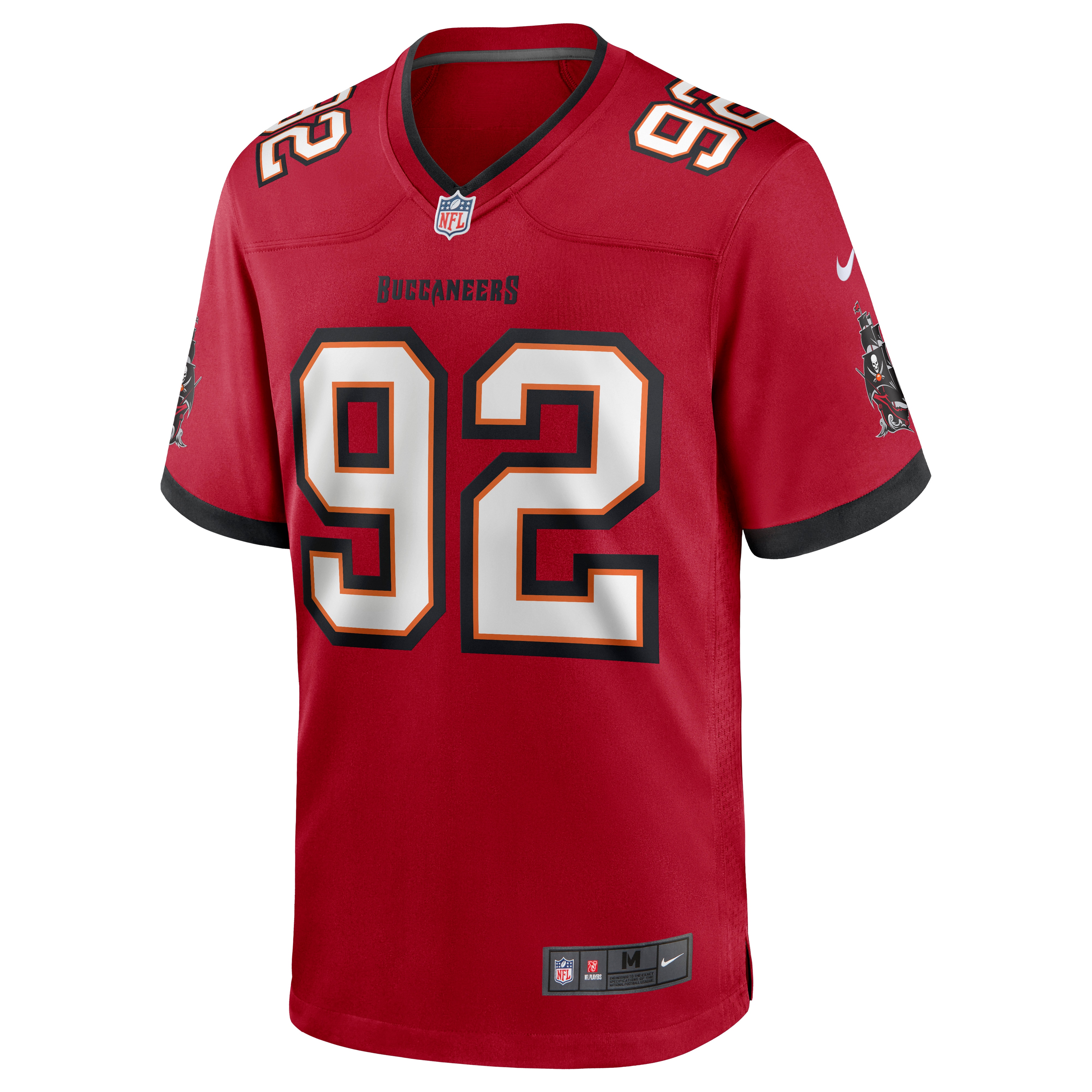 William Gholston Tampa Bay Buccaneers Nike Game Jersey - Red - vstockx