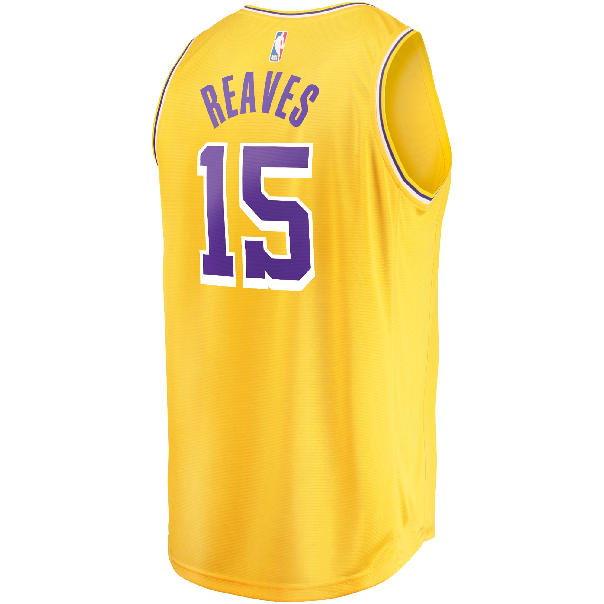 Austin Reaves Los Angeles Lakers Fanatics Branded Youth Fast Break Player Jersey - Icon Edition - Gold - vstockx
