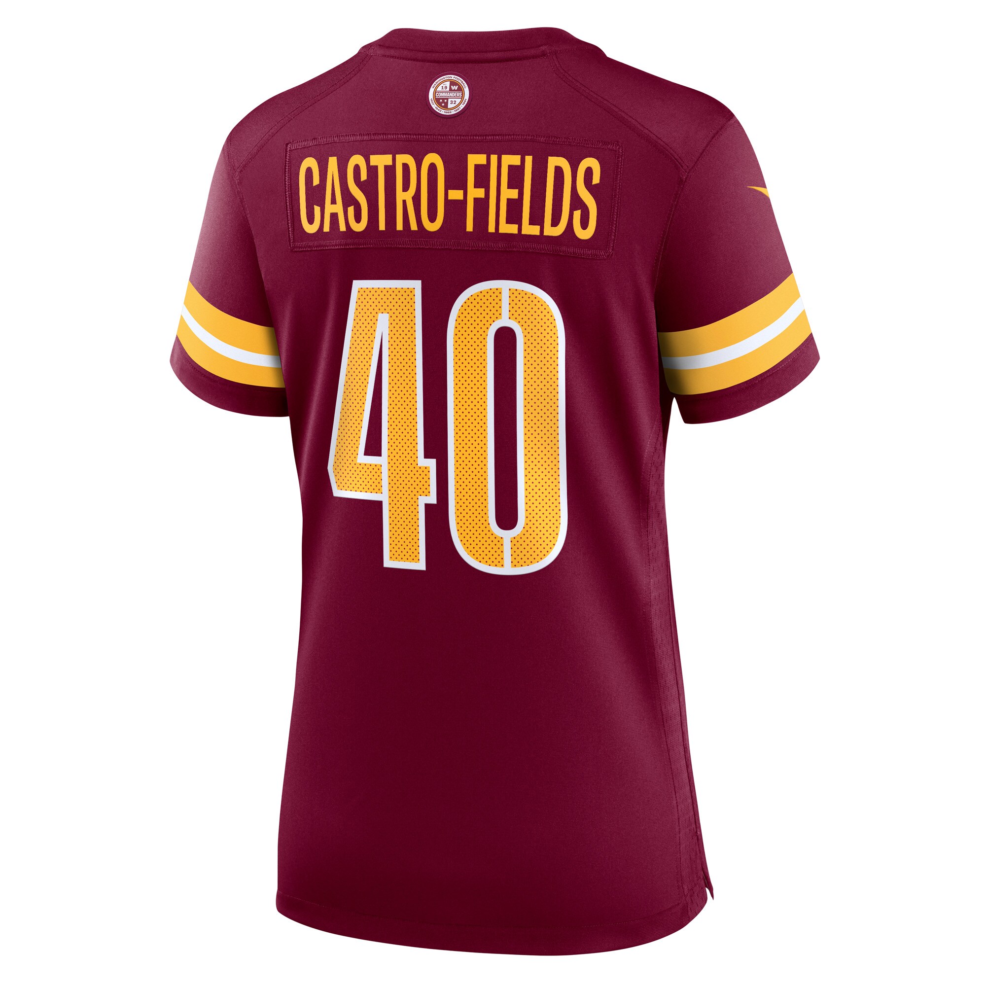 Tariq Castro-Fields Washington Commanders Nike Women's Game Player Jersey - Burgundy - vstockx