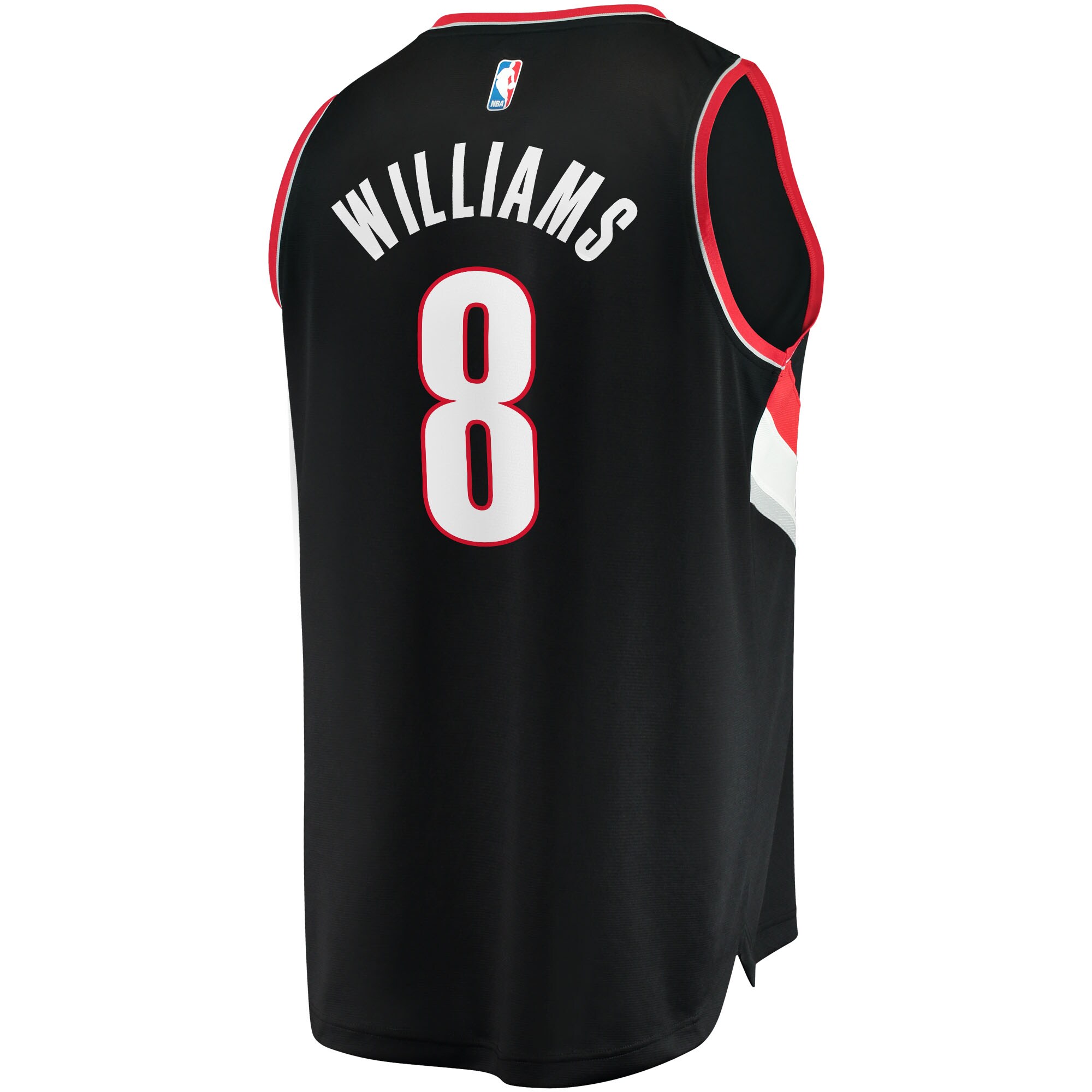 Brandon Williams Portland Trail Blazers Fanatics Branded 2021/22 Fast Break Replica Jersey - Icon Edition - Black - vstockx