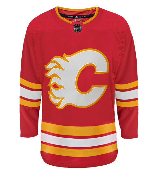 Customizable Calgary Flames Adidas Primegreen Authentic NHL Hockey Jersey - vstockx