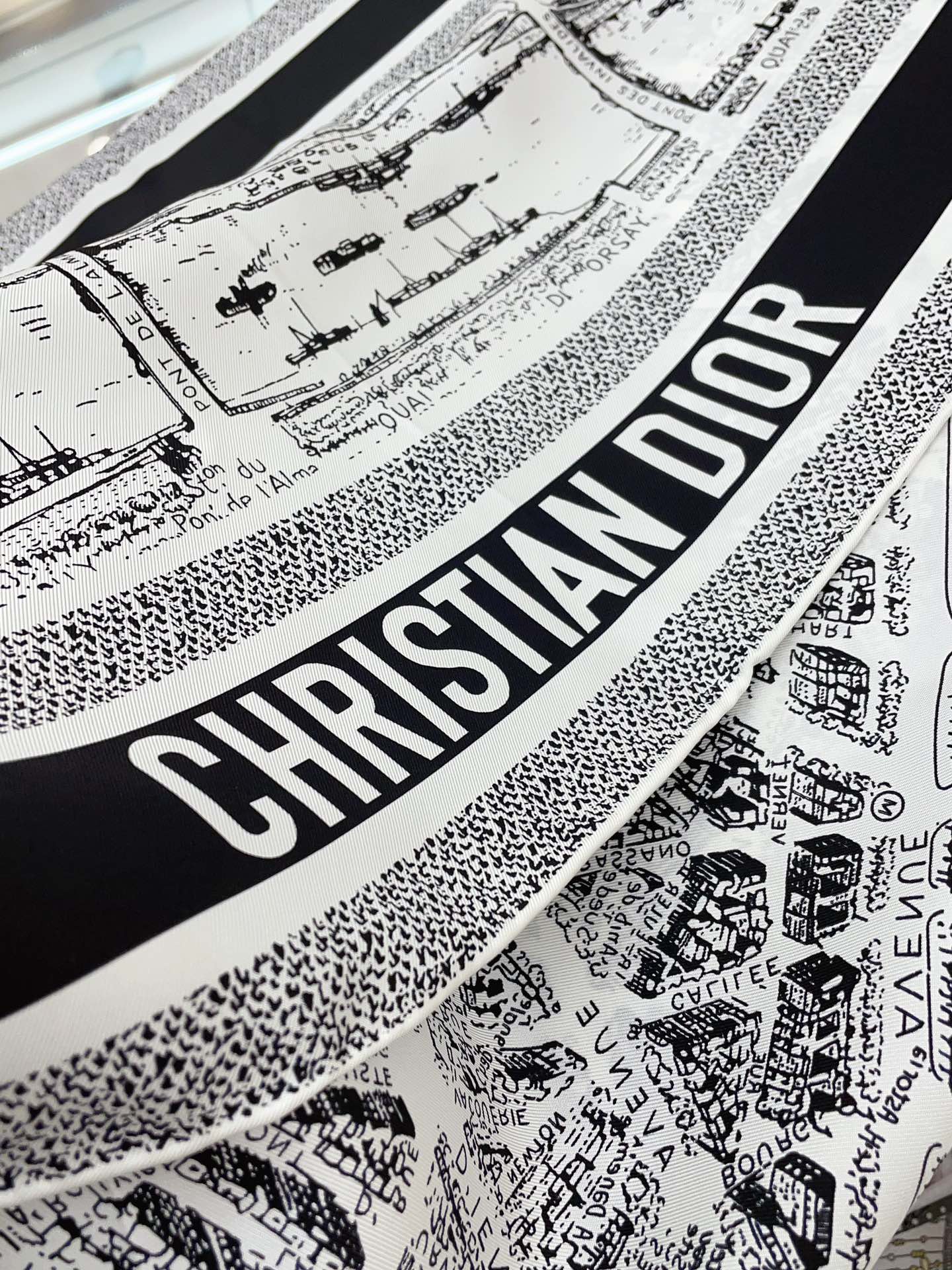 Streetwear Scarf Dior 328810 size:90*90cm - vstockx