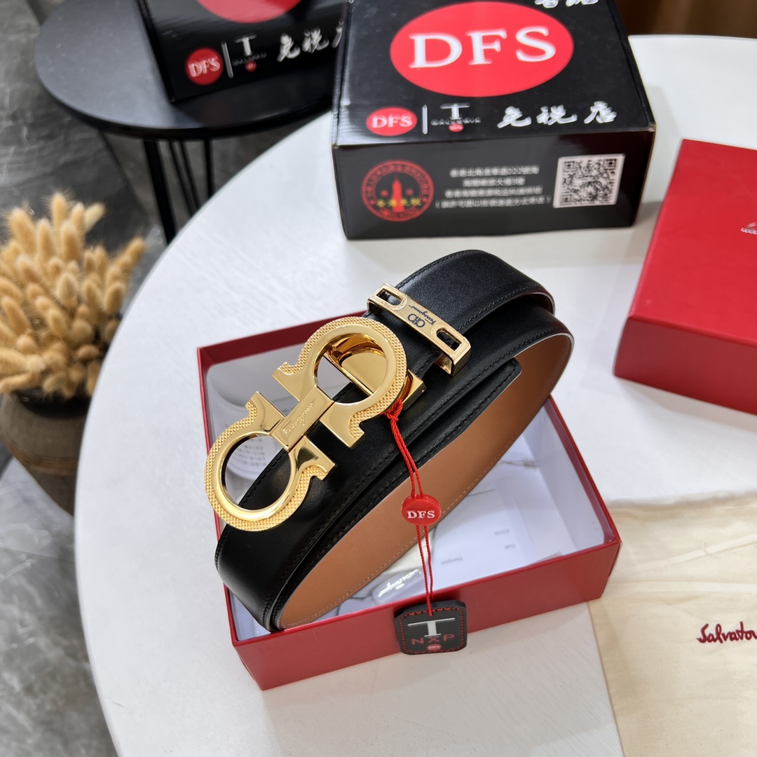 Streetwear Belt Ferragamo 320123 size:3.5cm - vstockx
