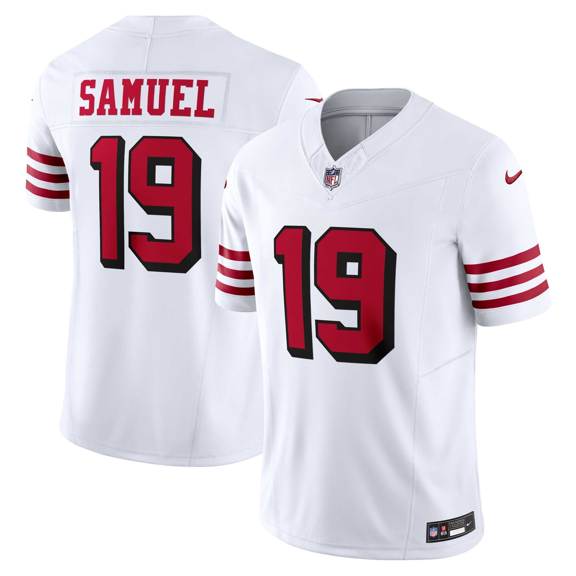Men's Nike Deebo Samuel White San Francisco 49ers Alternate Vapor F.U.S.E. Limited Jersey - vstockx