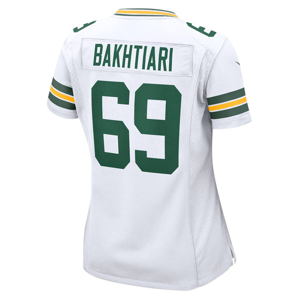 Women's Green Bay Packers David Bakhitari Game Jersey - White - vstockx