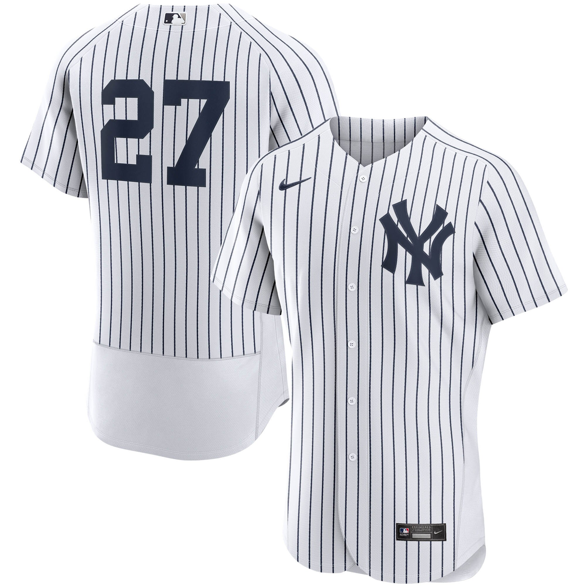 Giancarlo Stanton New York Yankees Nike Home Authentic Player Jersey - White - vstockx