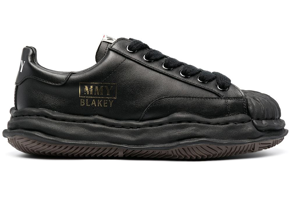 Maison Mihara Yasuhiro Blakey OG Sole Leather Low Black - vstockx