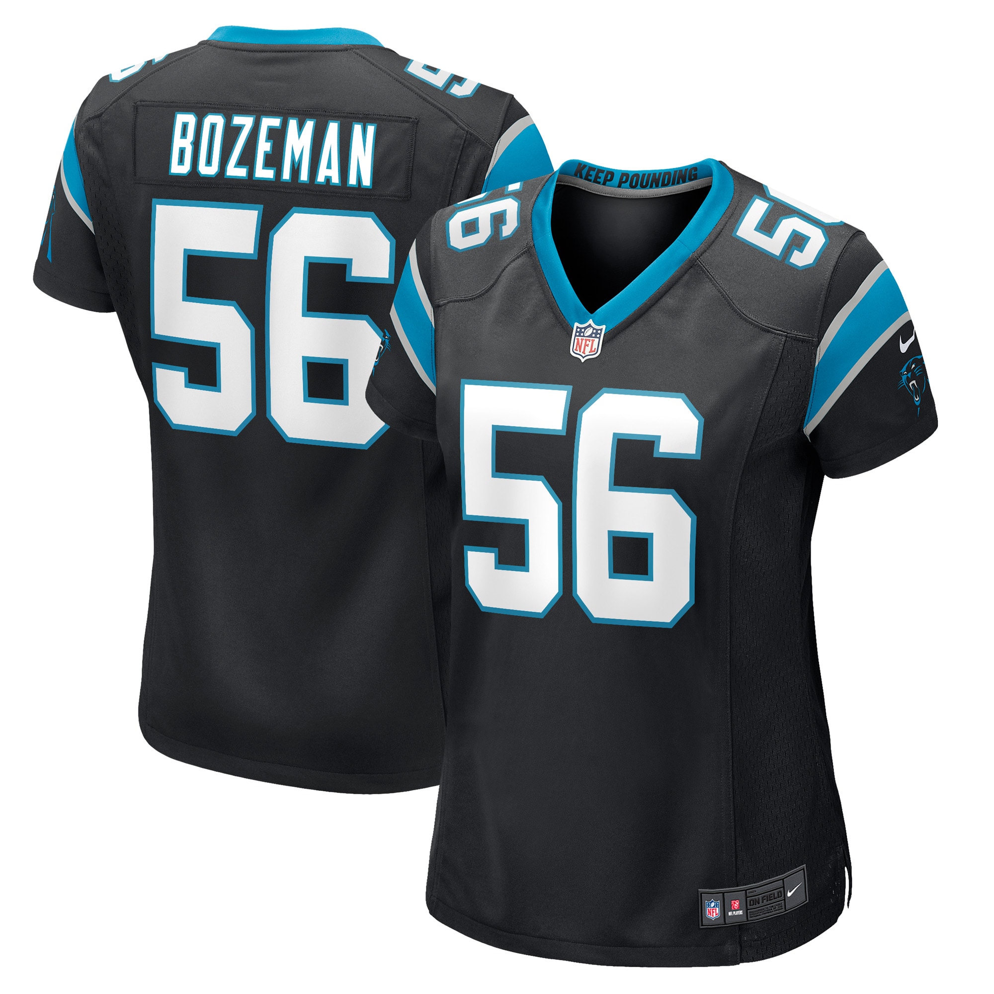 Bradley Bozeman Carolina Panthers Nike Women's Game Player Jersey - Black - vstockx