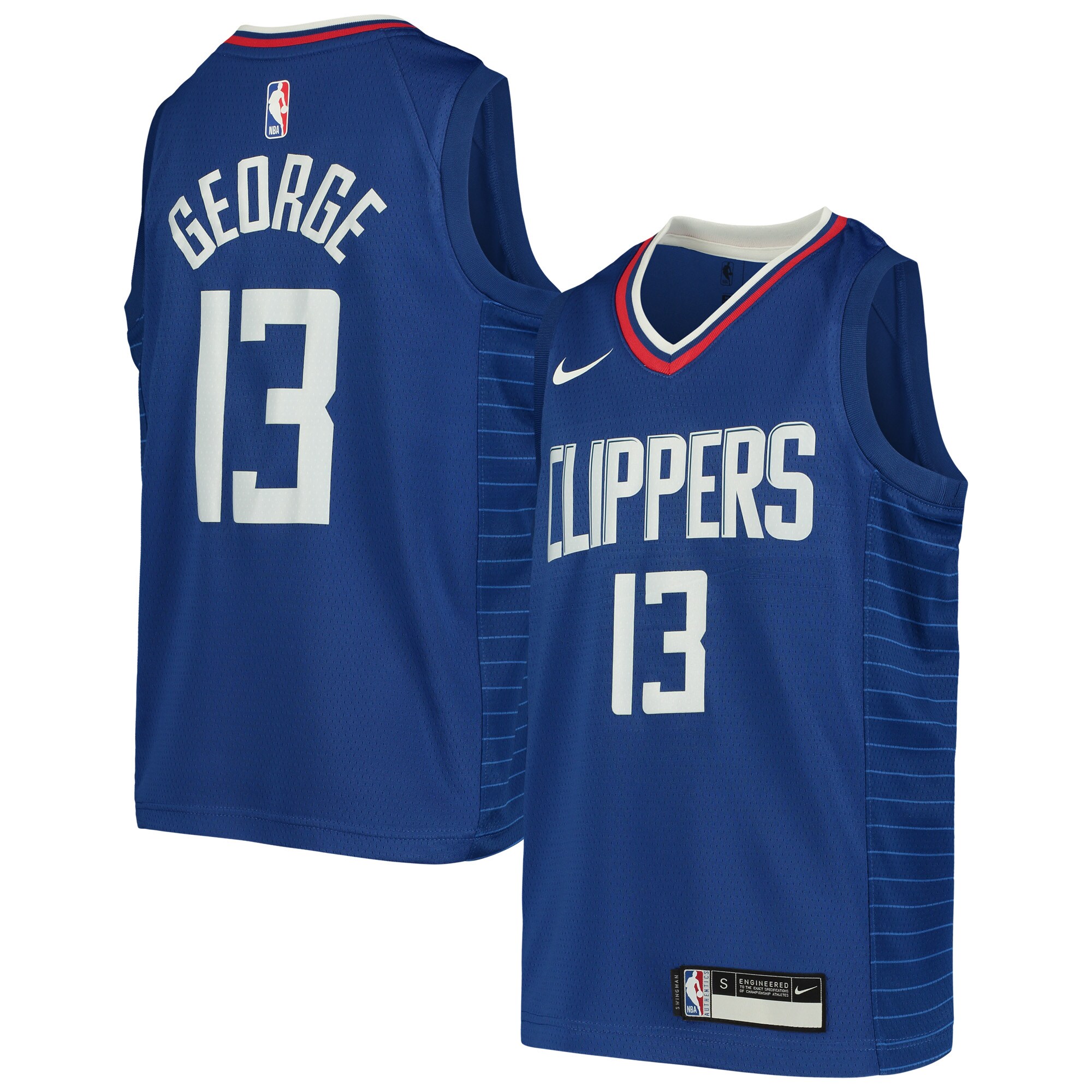 Paul George LA Clippers Nike Youth Swingman Jersey - Icon Edition - Royal - vstockx
