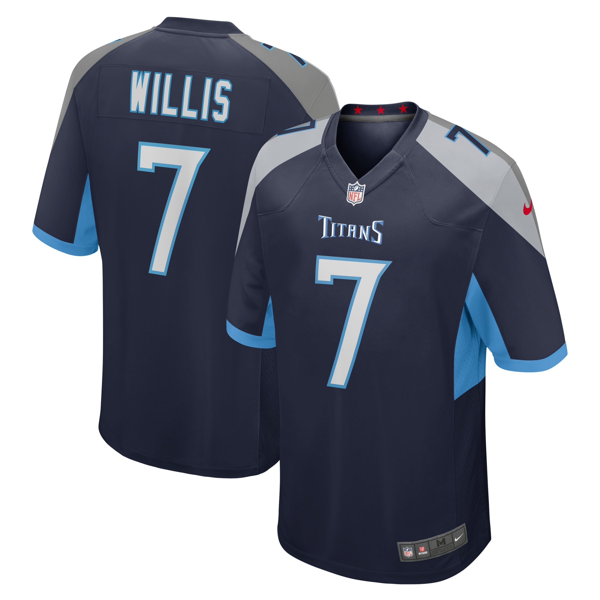 Malik Willis Tennessee Titans Nike Player Game Jersey - Navy - vstockx