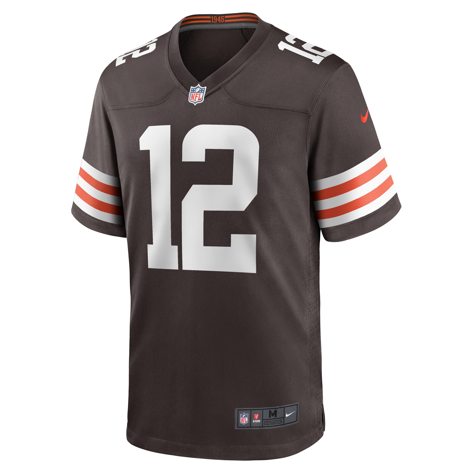 Michael Woods II Cleveland Browns Nike Game Player Jersey - Brown - vstockx