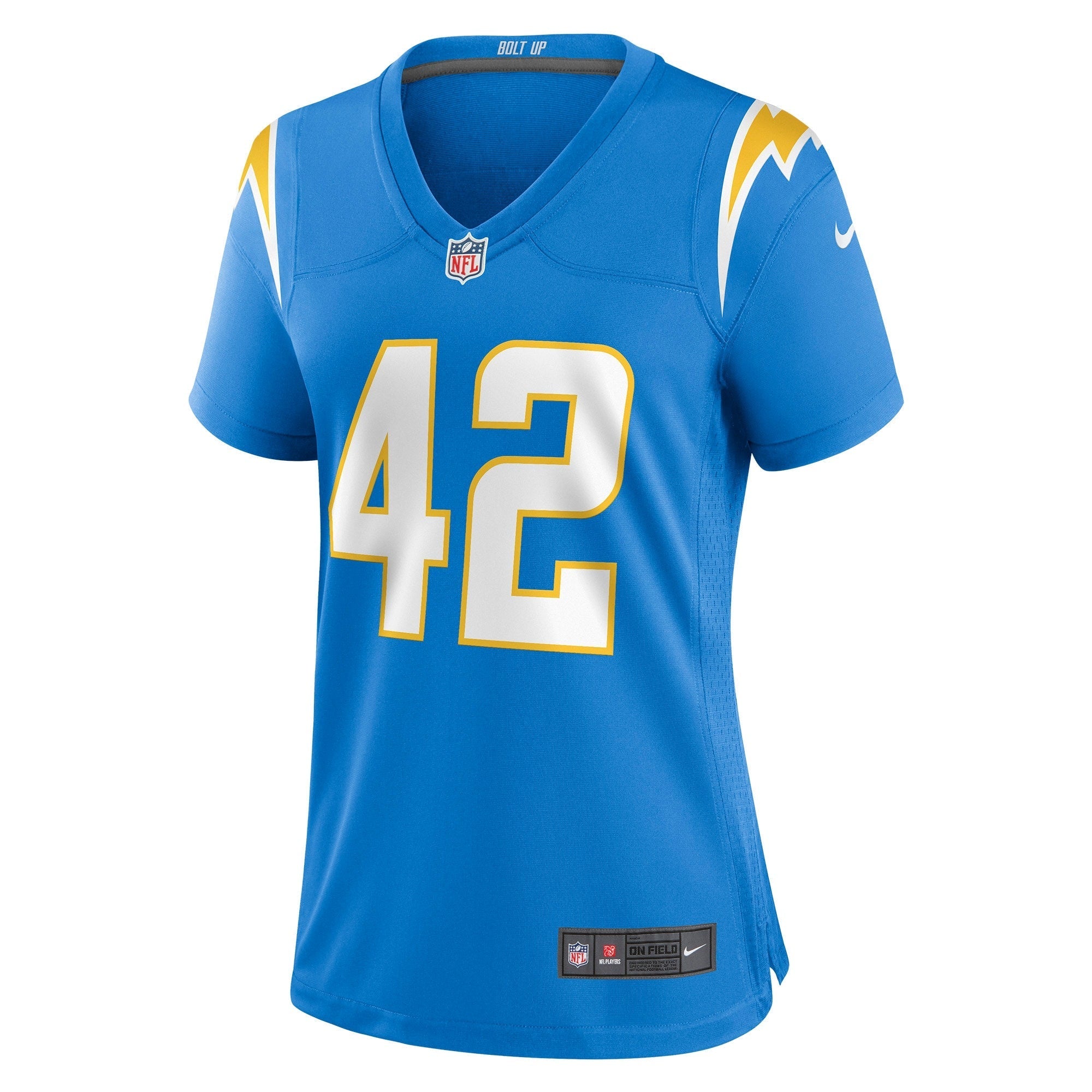 Women's Nike Troy Reeder Powder Blue Los Angeles Chargers Game Jersey - vstockx