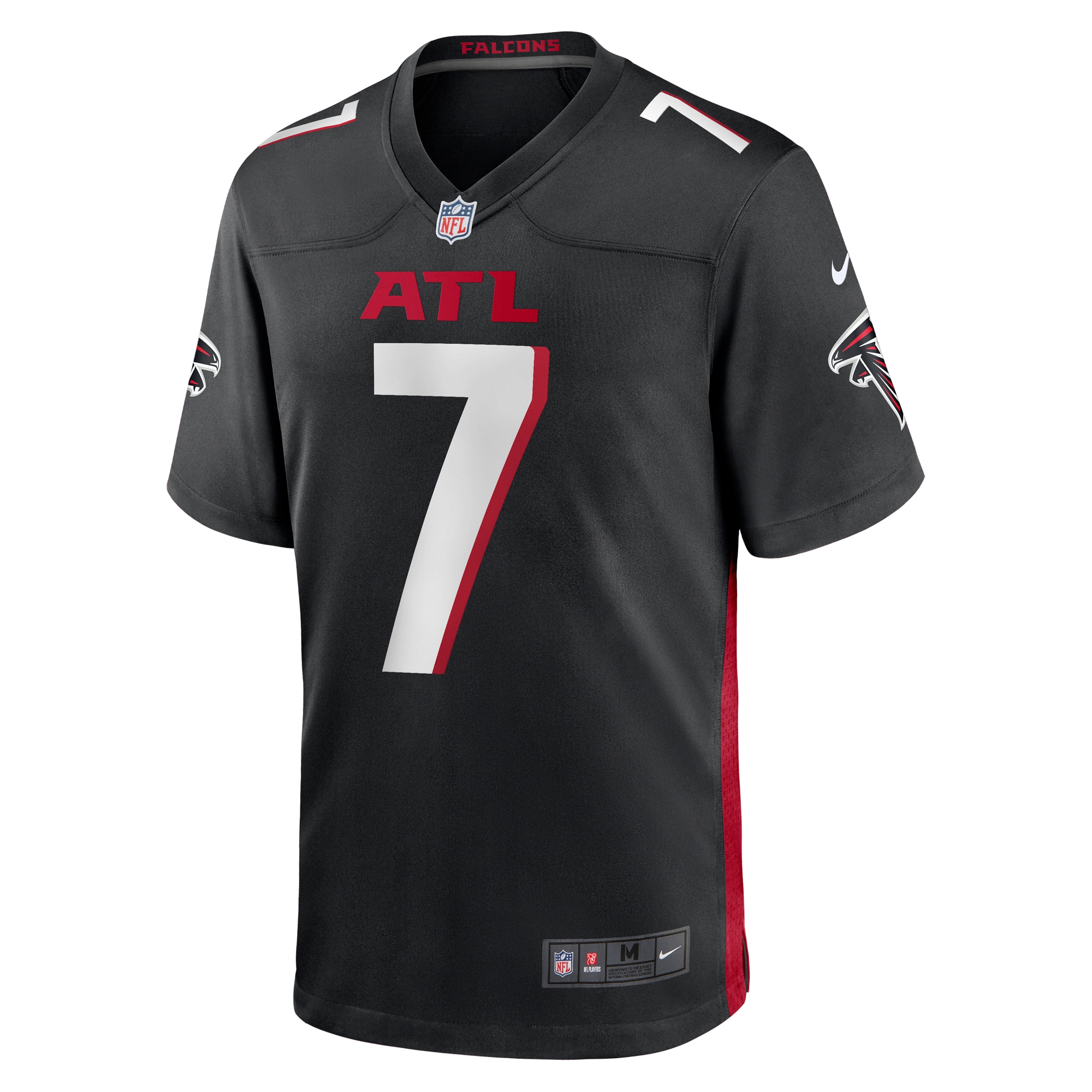 Bijan Robinson Atlanta Falcons Nike 2023 NFL Draft First Round Pick Game Jersey - Black - vstockx