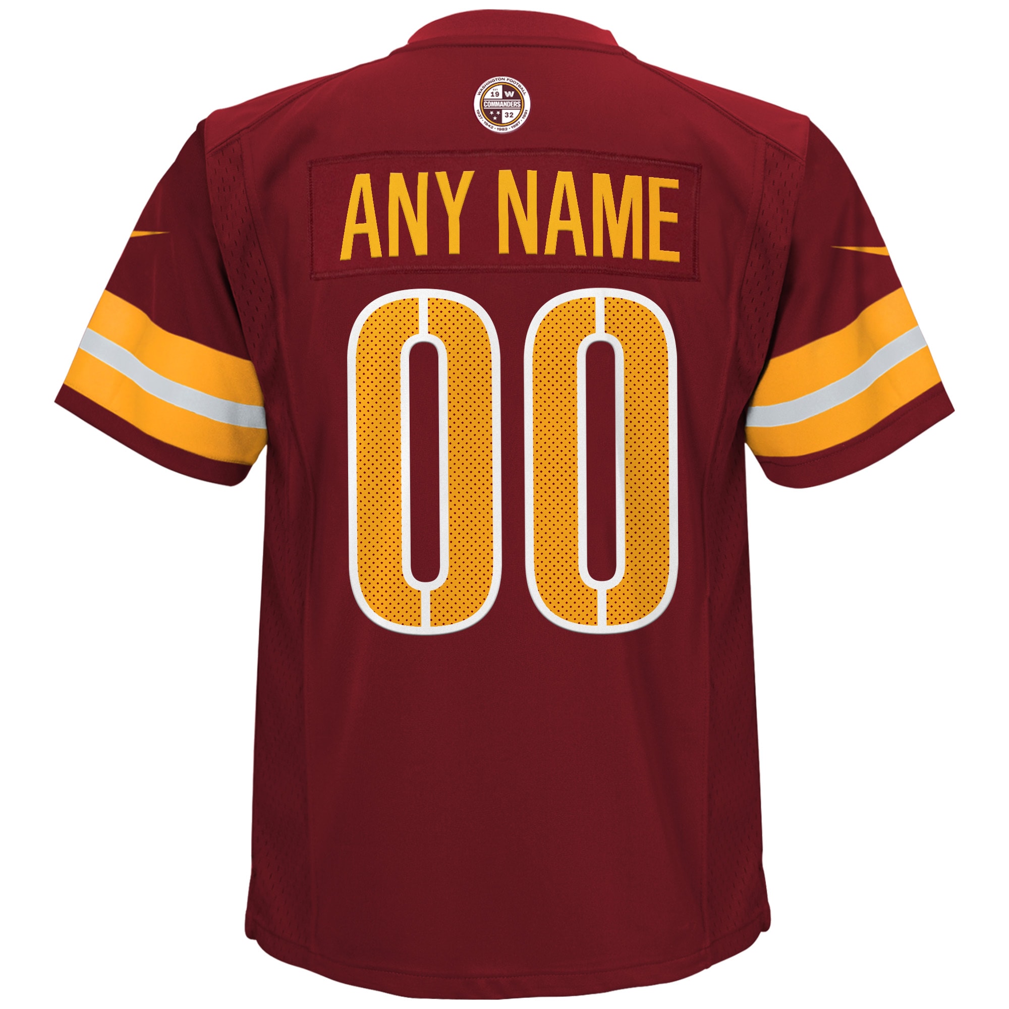 Washington Commanders Nike Youth Game Custom Player Jersey - Burgundy - vstockx