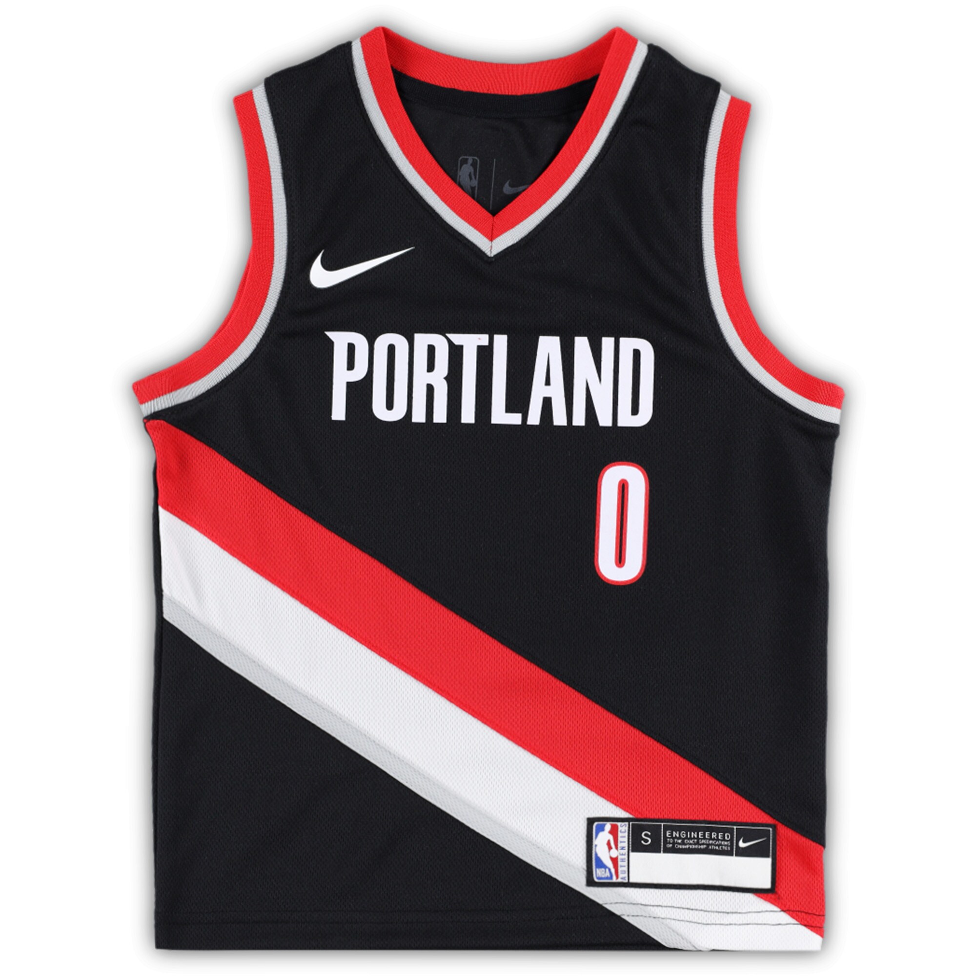Damian Lillard Portland Trail Blazers Nike Preschool Swingman Player Jersey - Icon Edition - Black - vstockx