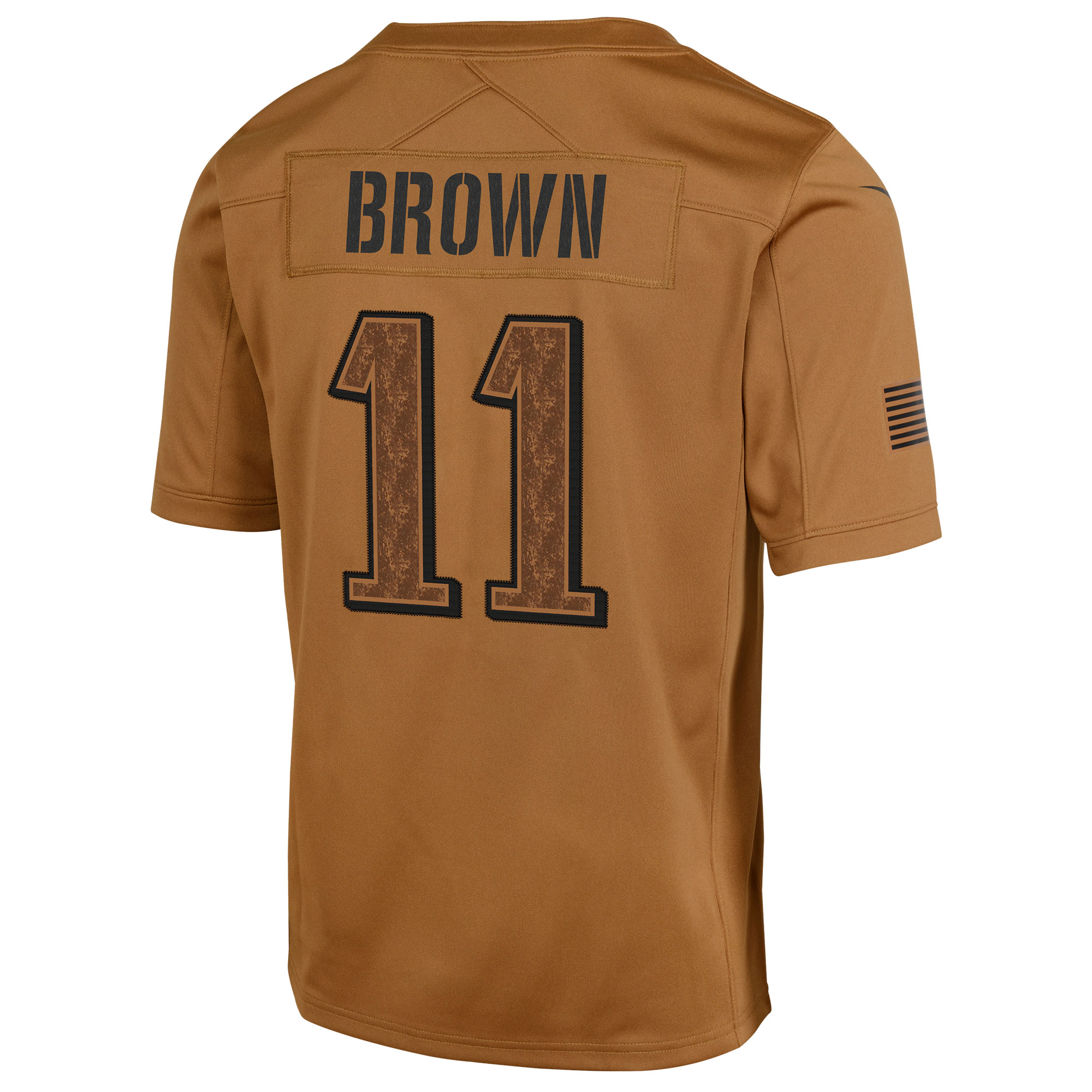 A.J. Brown Philadelphia Eagles Nike Youth 2023 Salute To Service Limited Jersey - Brown - vstockx