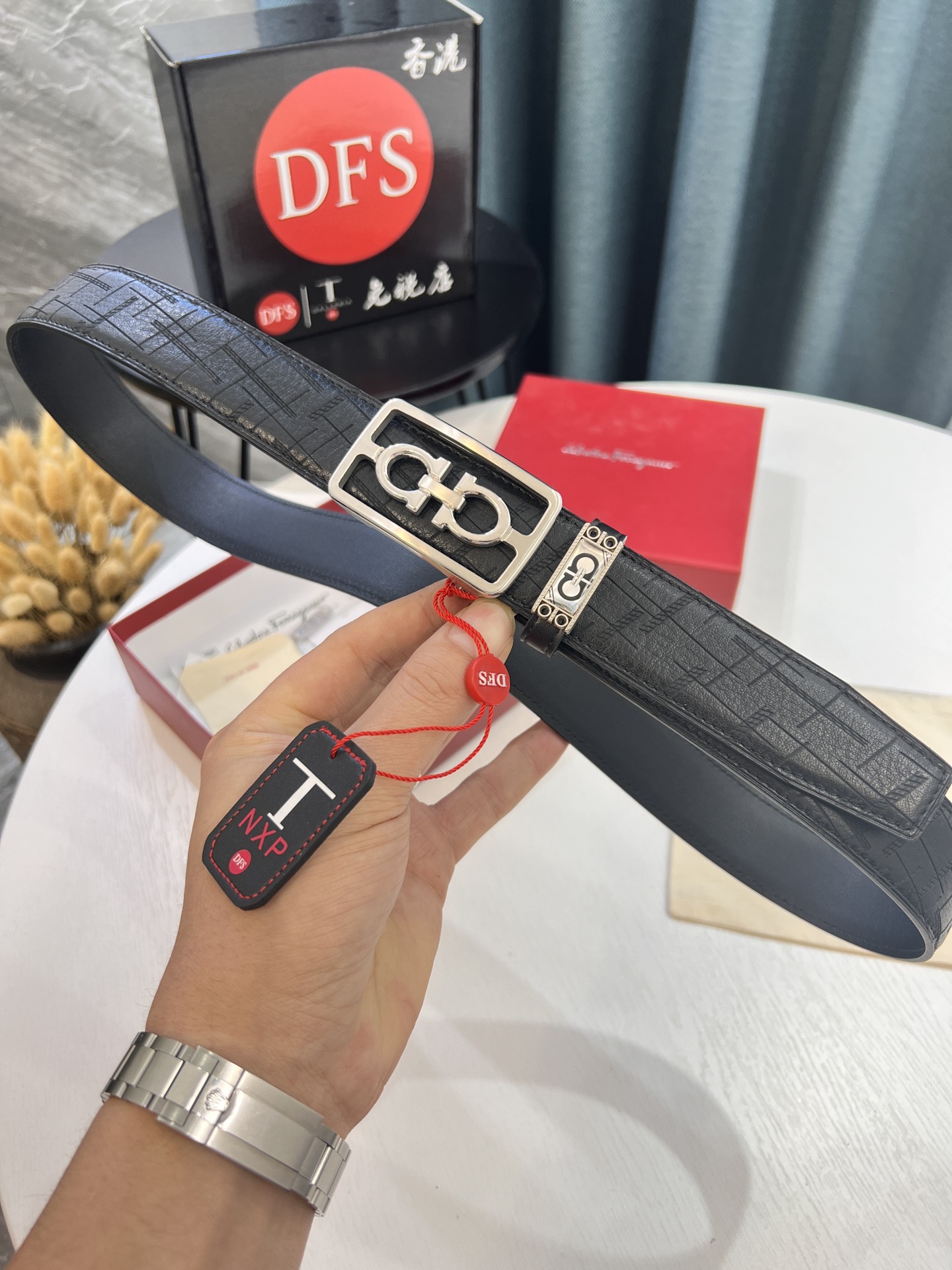 Streetwear Belt Ferragamo 319672 size:3.5cm - vstockx