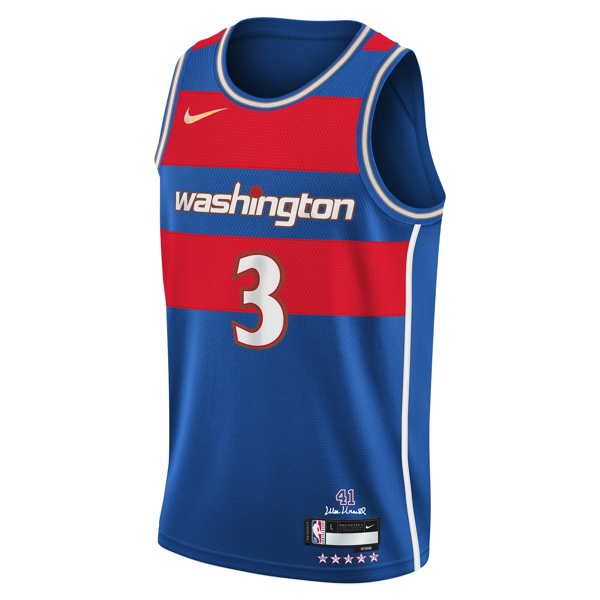 Bradley Beal Washington Wizards Nike Youth 2021/22 Swingman Jersey - City Edition - Royal - vstockx