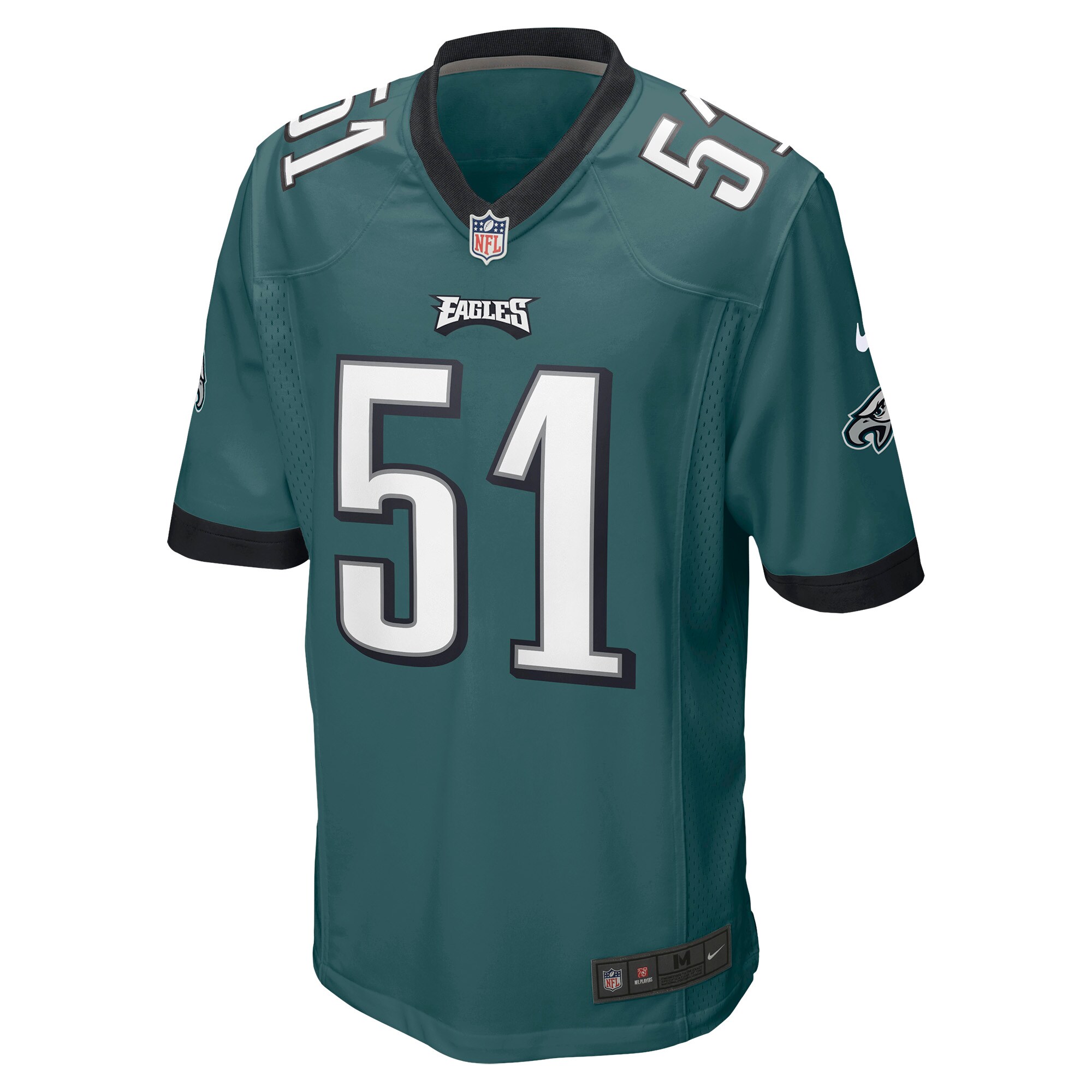 Landon Dickerson Philadelphia Eagles Nike Game Jersey - Midnight Green - vstockx