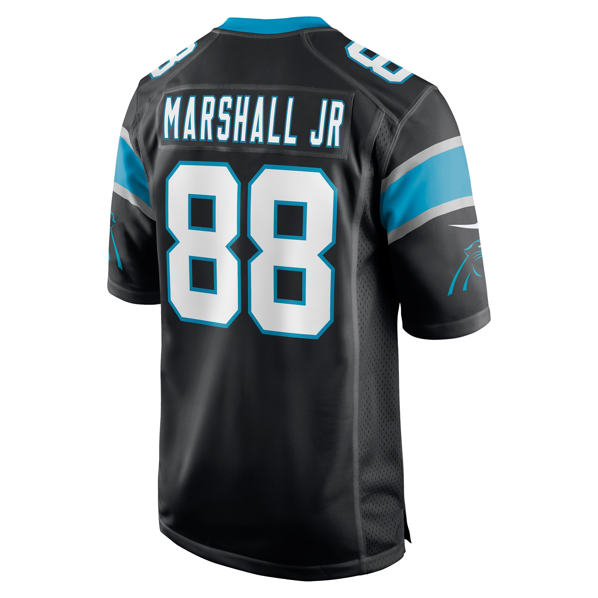 Terrace Marshall Jr. Carolina Panthers Nike 2021 NFL Draft Pick Player Game Jersey - Black - vstockx
