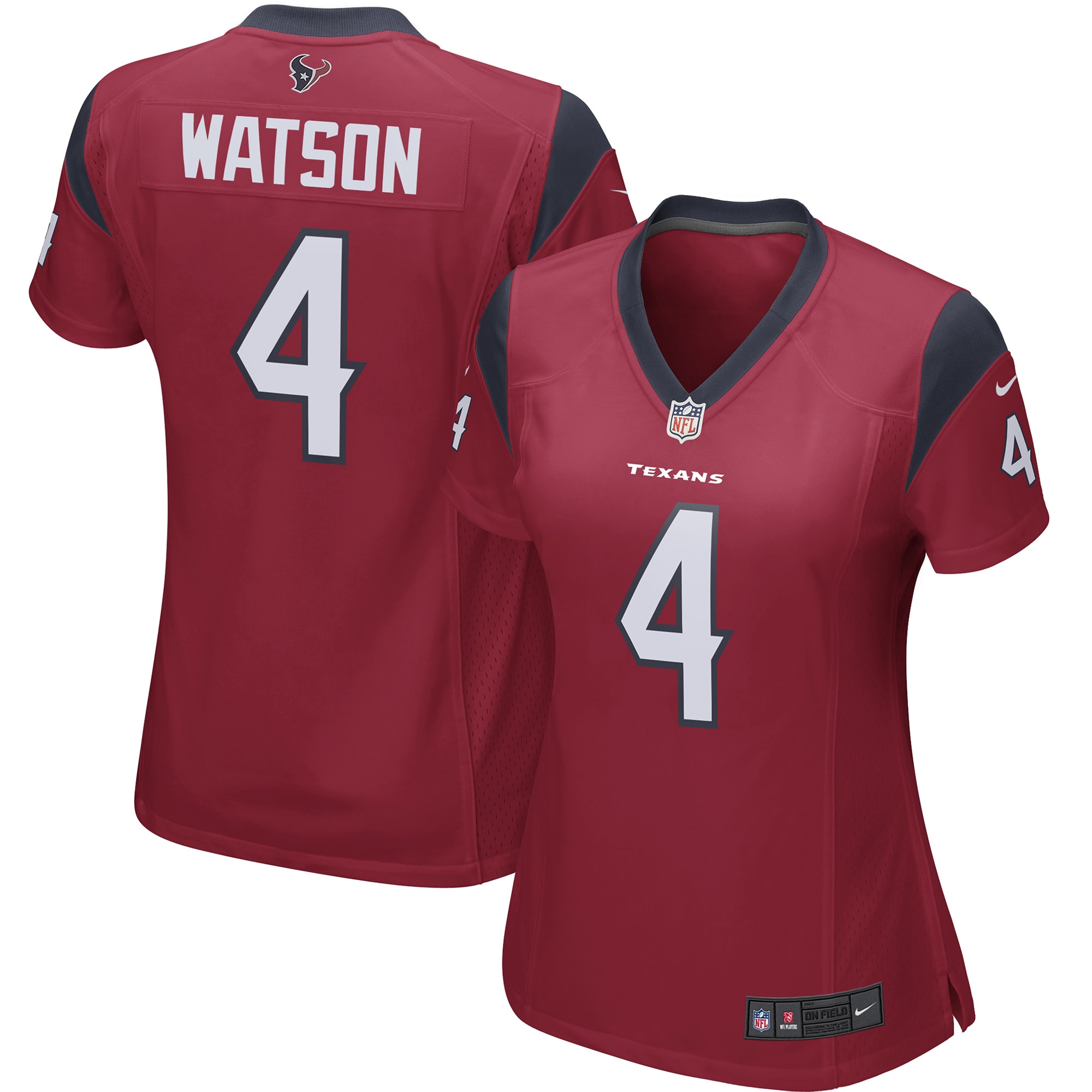 Deshaun Watson Houston Texans Nike Women's Player Game Jersey - Red - vstockx