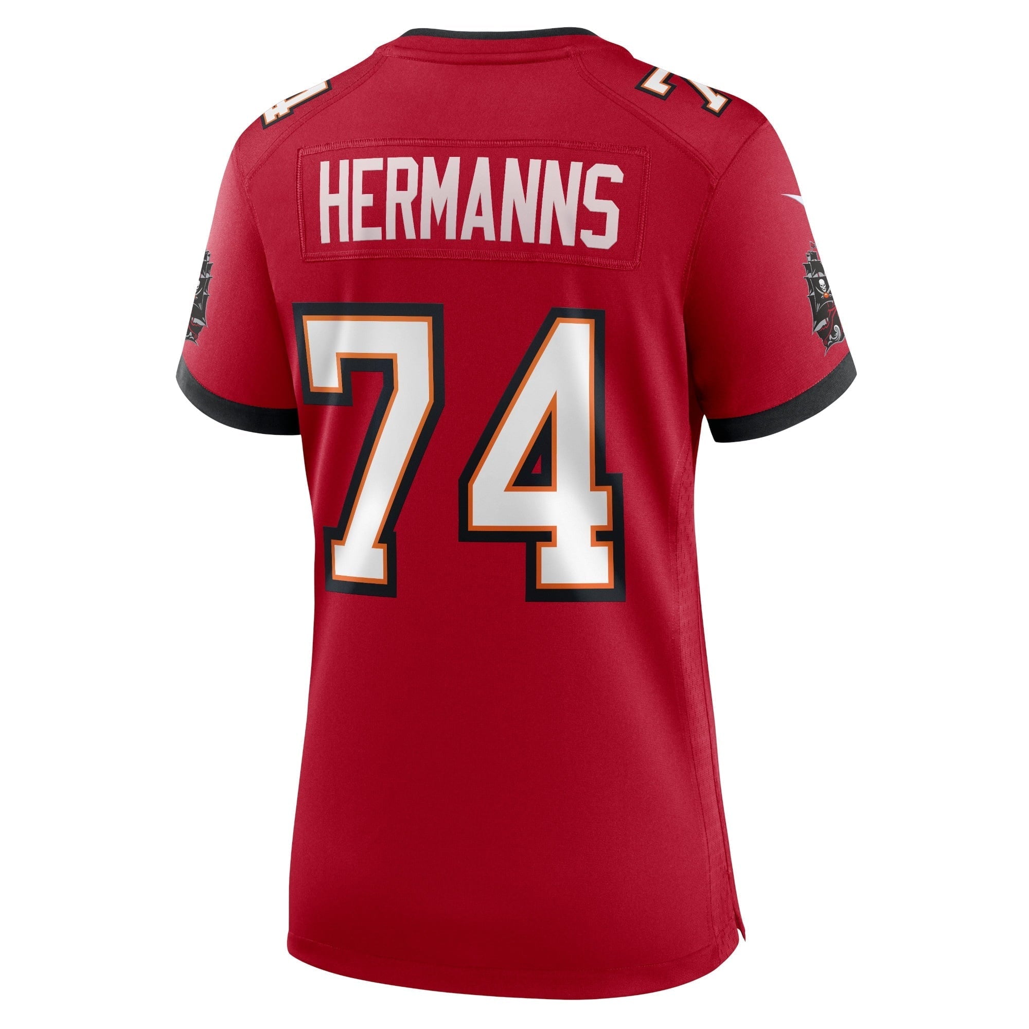 Women's Nike Grant Hermanns Red Tampa Bay Buccaneers Home Game Player Jersey - vstockx