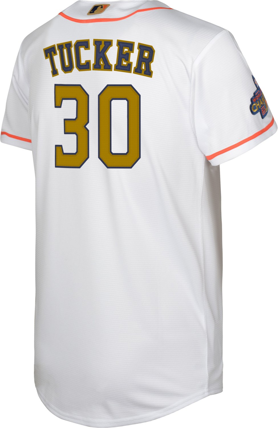 Nike Youth Houston Astros Gold Kyle Tucker Replica Jersey - vstockx