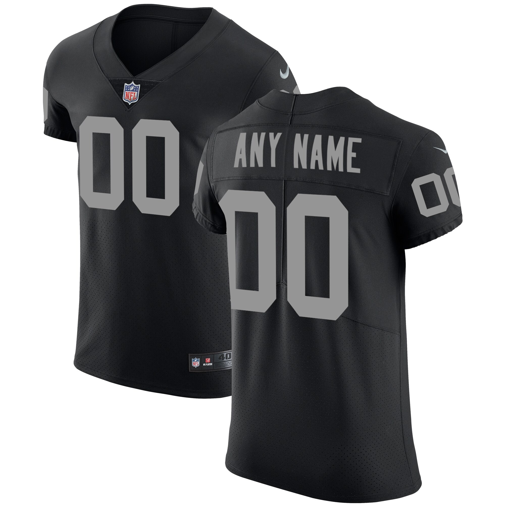 Las Vegas Raiders Nike Vapor Untouchable Custom Elite Jersey - Black - vstockx