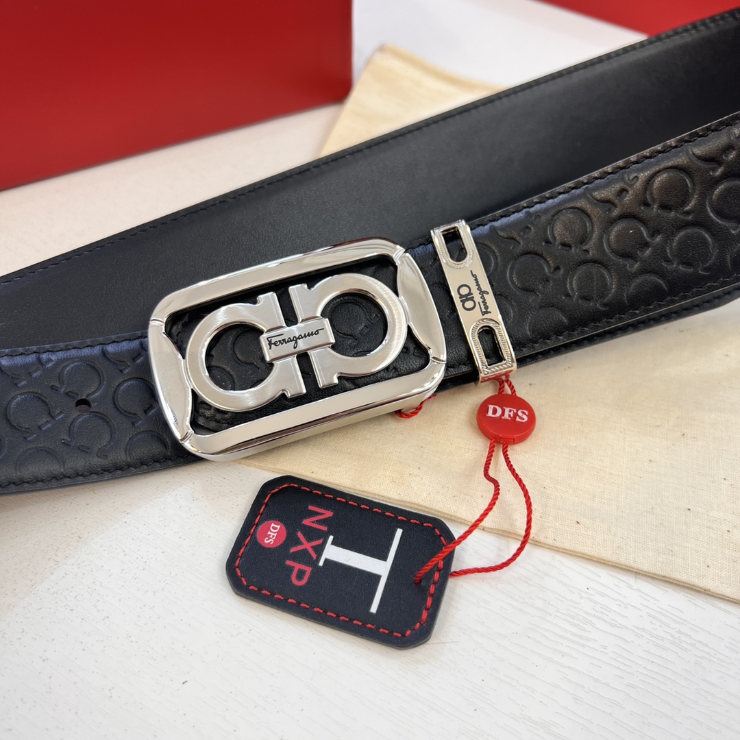Streetwear Belt Ferragamo 320335 size:3.5cm - vstockx