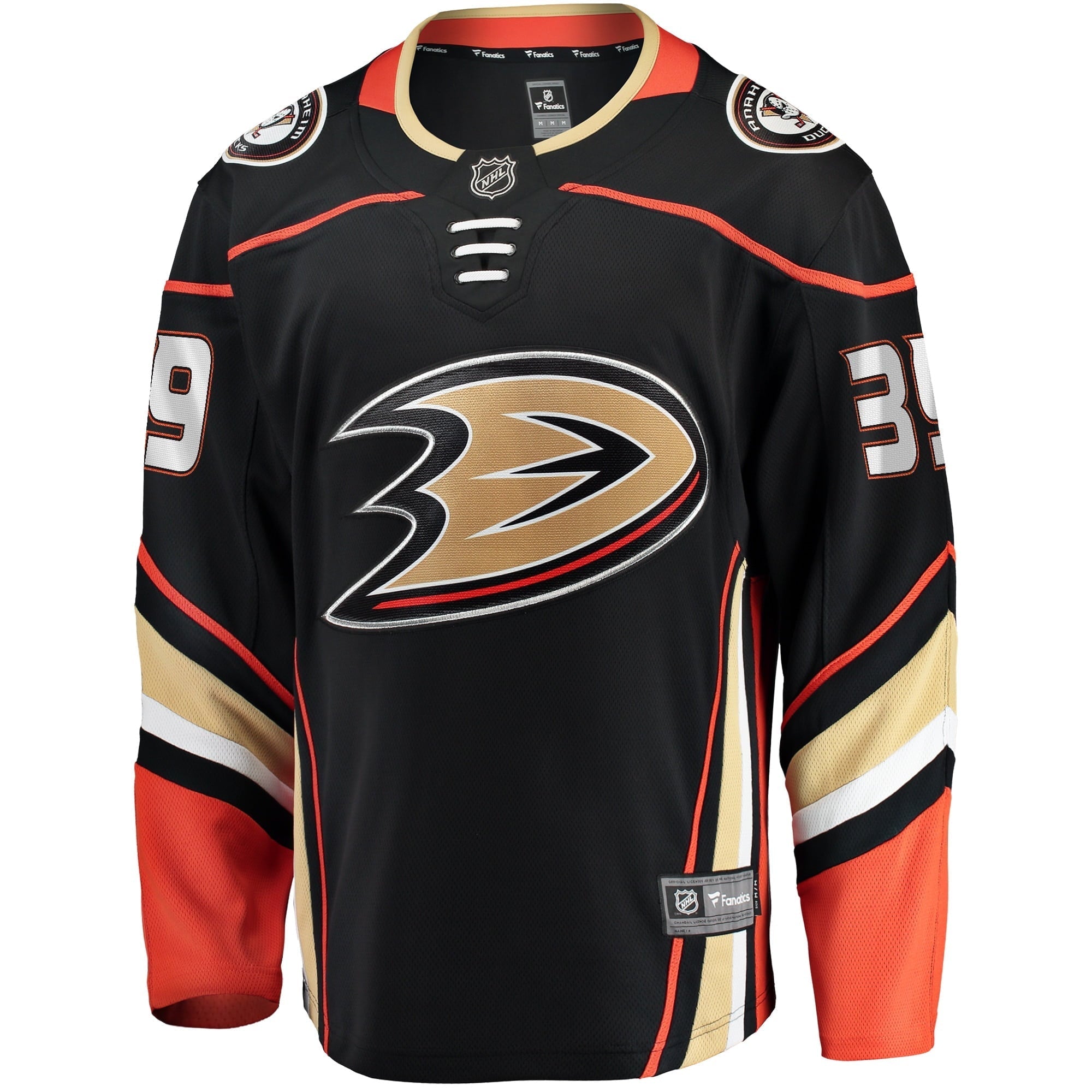 Men's Fanatics Branded Sam Carrick Black Anaheim Ducks Home Breakaway Player Jersey - vstockx