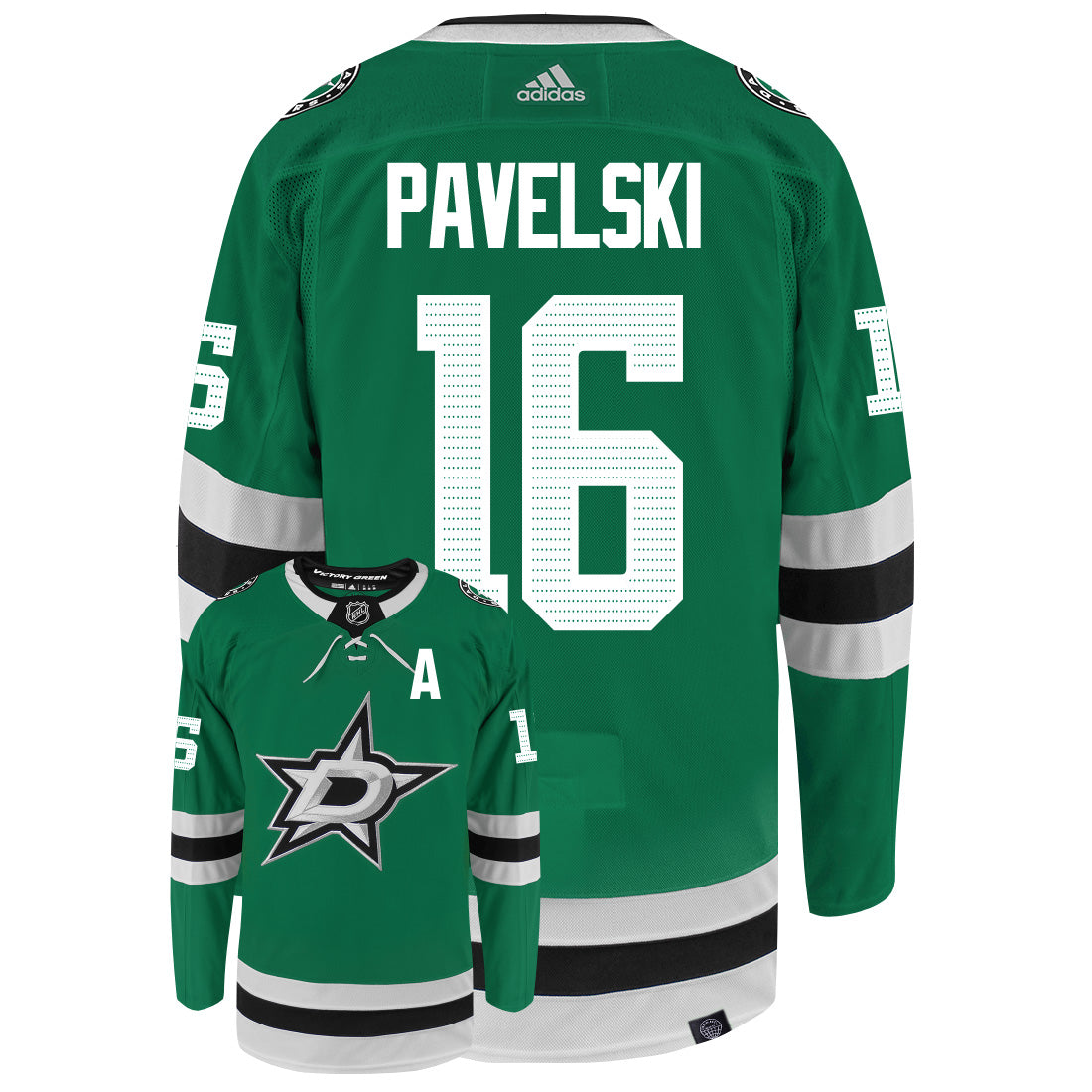 Joe Pavelski Dallas Stars Adidas Primegreen Authentic NHL Hockey Jersey - vstockx