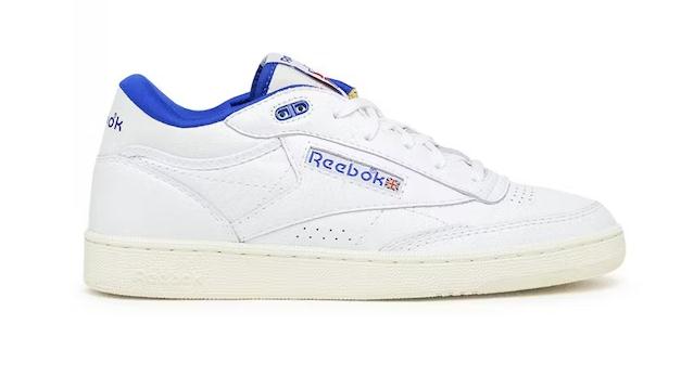 Reebok Club C Mid II Vintage White Bright Cobalt - vstockx