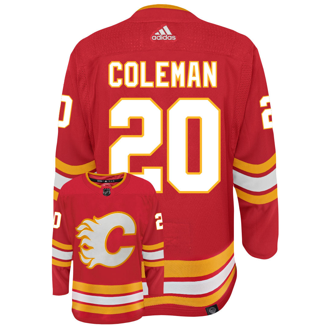 Blake Coleman Calgary Flames Adidas Primegreen Authentic NHL Hockey Jersey - vstockx