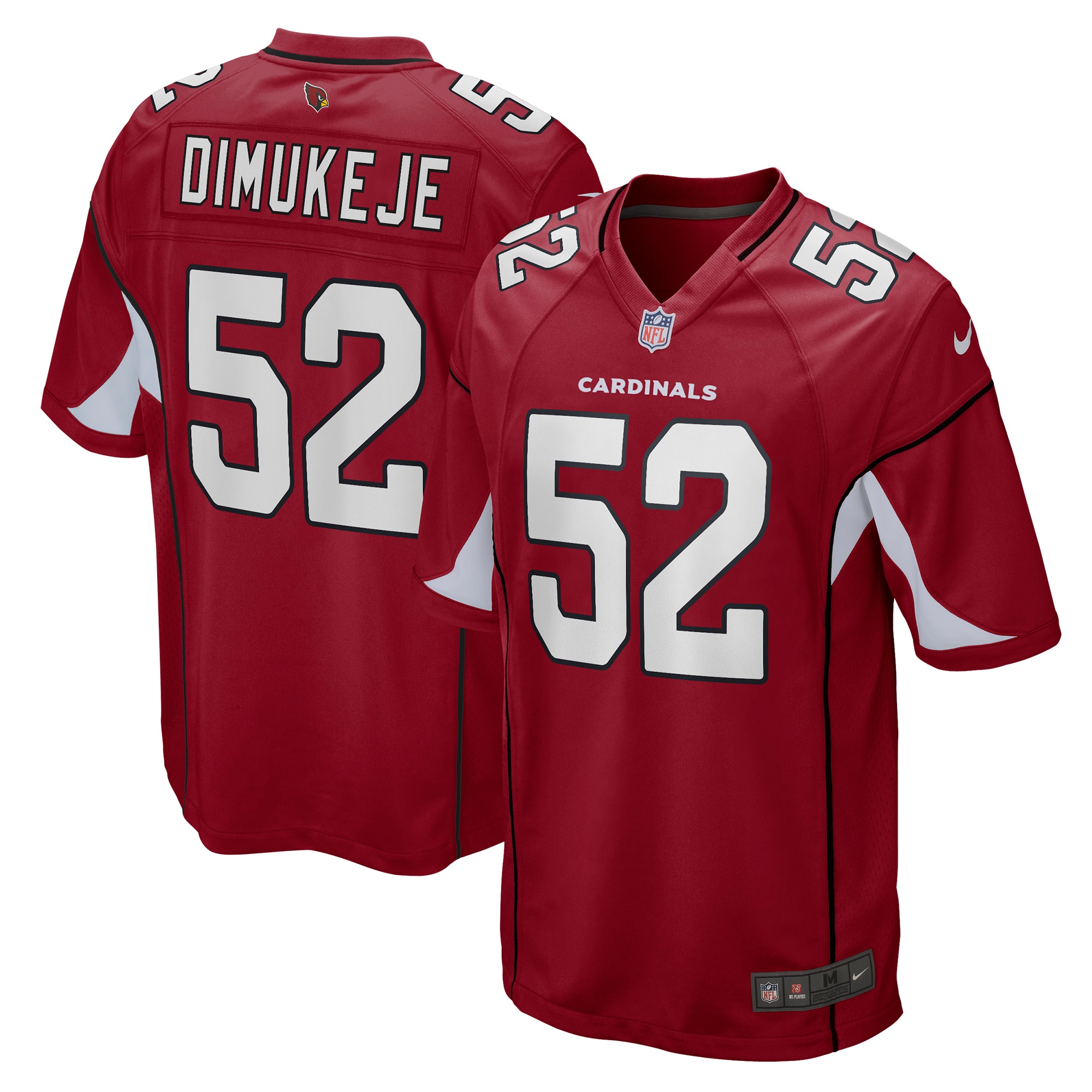 Victor Dimukeje Arizona Cardinals Nike Player Game Jersey - Cardinal - vstockx