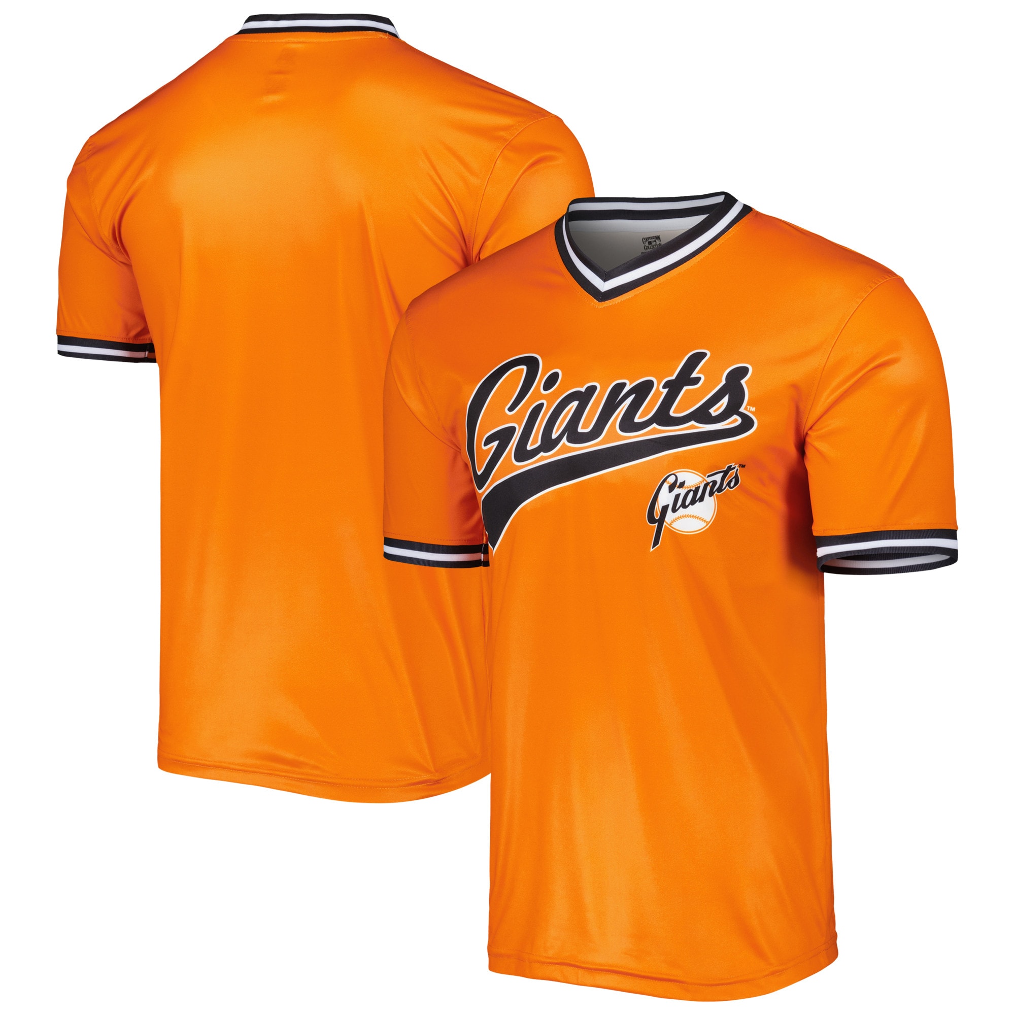 San Francisco Giants Stitches Cooperstown Collection Team Jersey - Orange - vstockx