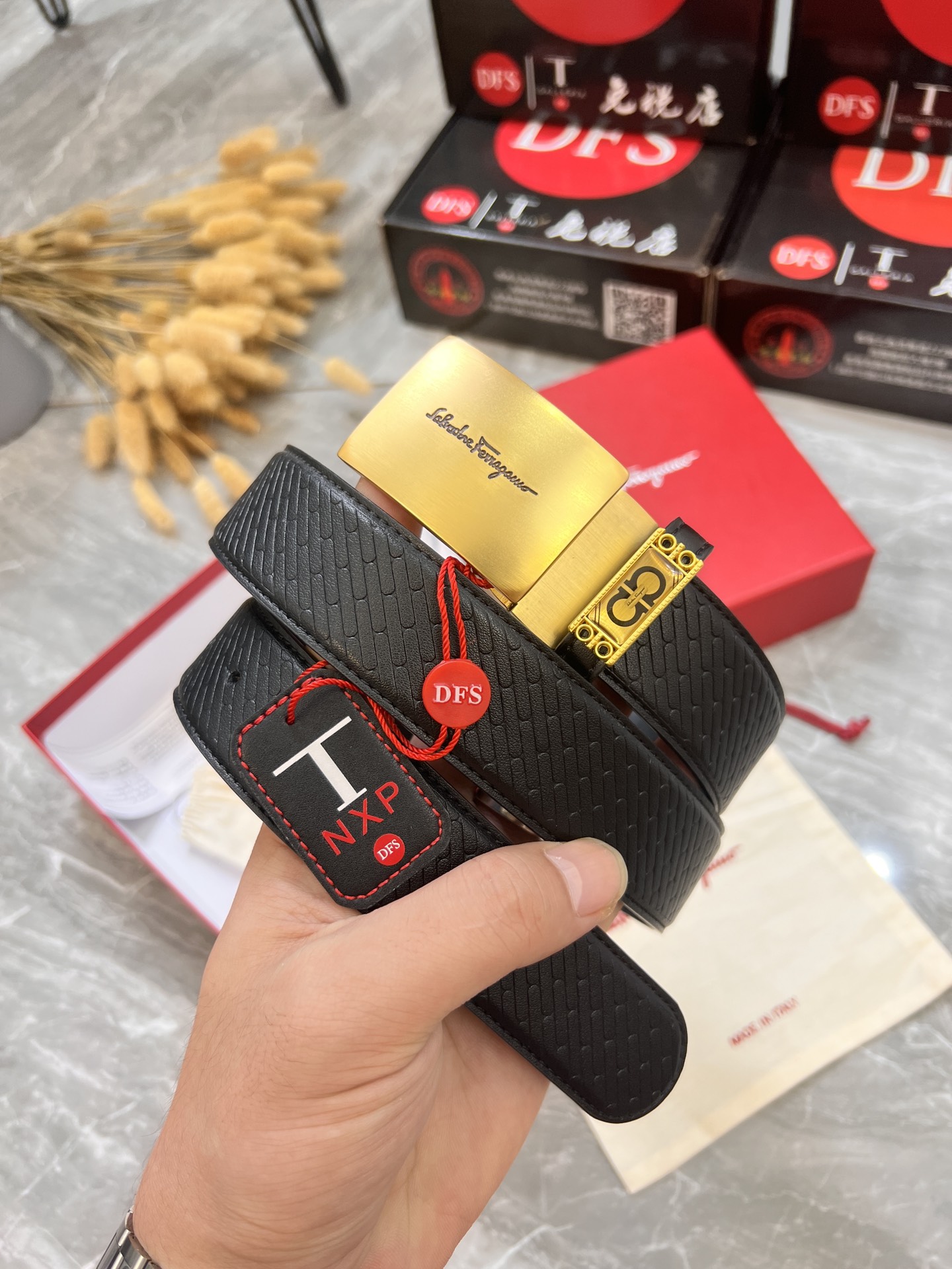 Streetwear Belt Ferragamo 319912 size:3.5cm - vstockx