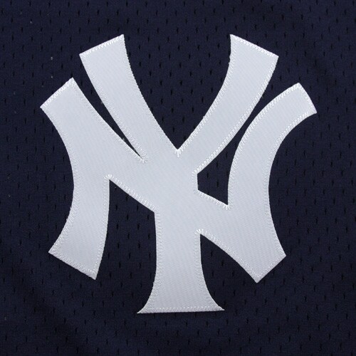 Bernie Williams New York Yankees Mitchell & Ness Cooperstown Mesh Batting Practice Jersey - Navy - vstockx