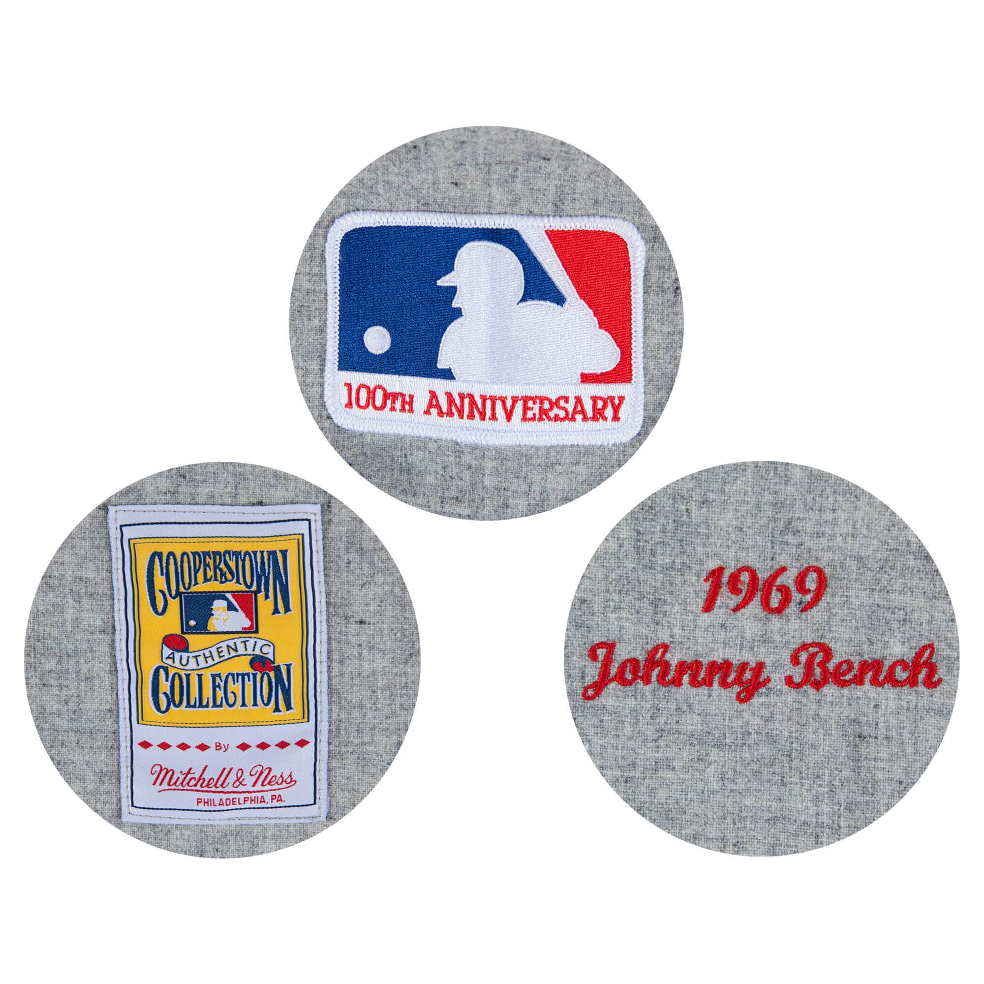 Johnny Bench 1969 Authentic Jersey Cincinnati Reds - vstockx